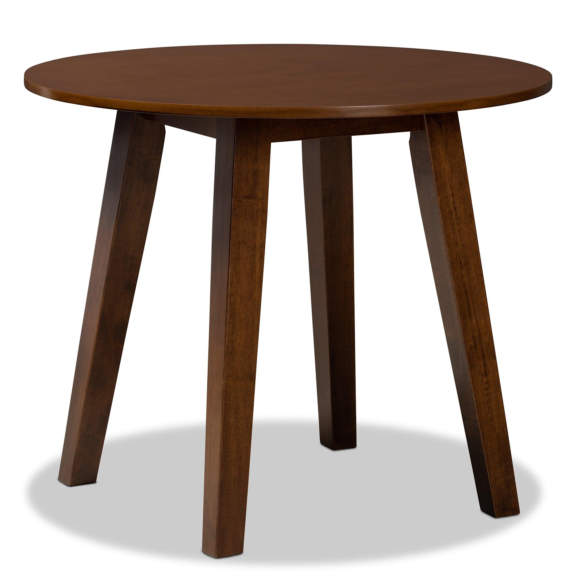 Rava Modern and Contemporary Finished Wood 5-Piece Dining Set