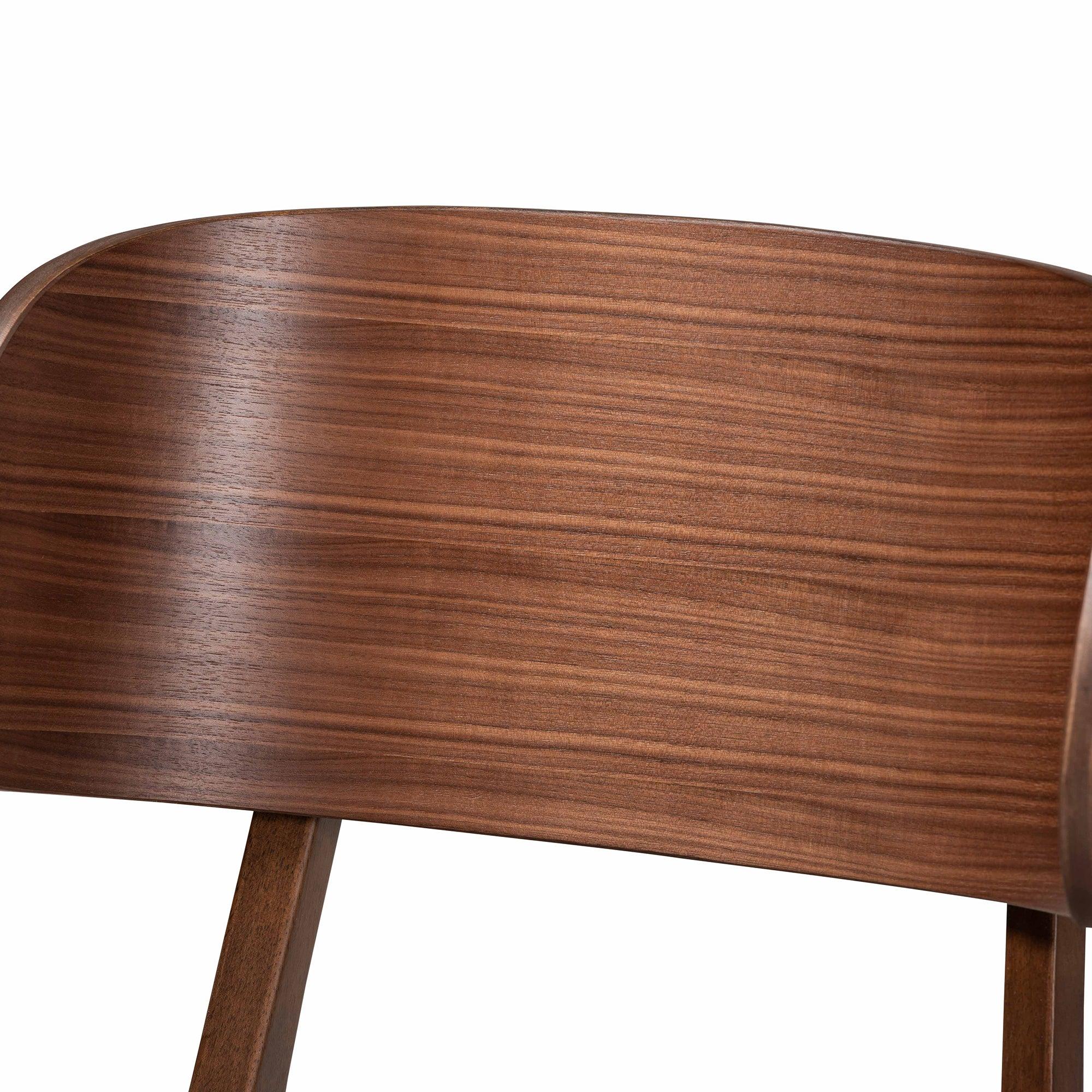 Alston Mid-Century Modern Fabric Upholstered and Finished Wood 5-Piece Dining Set