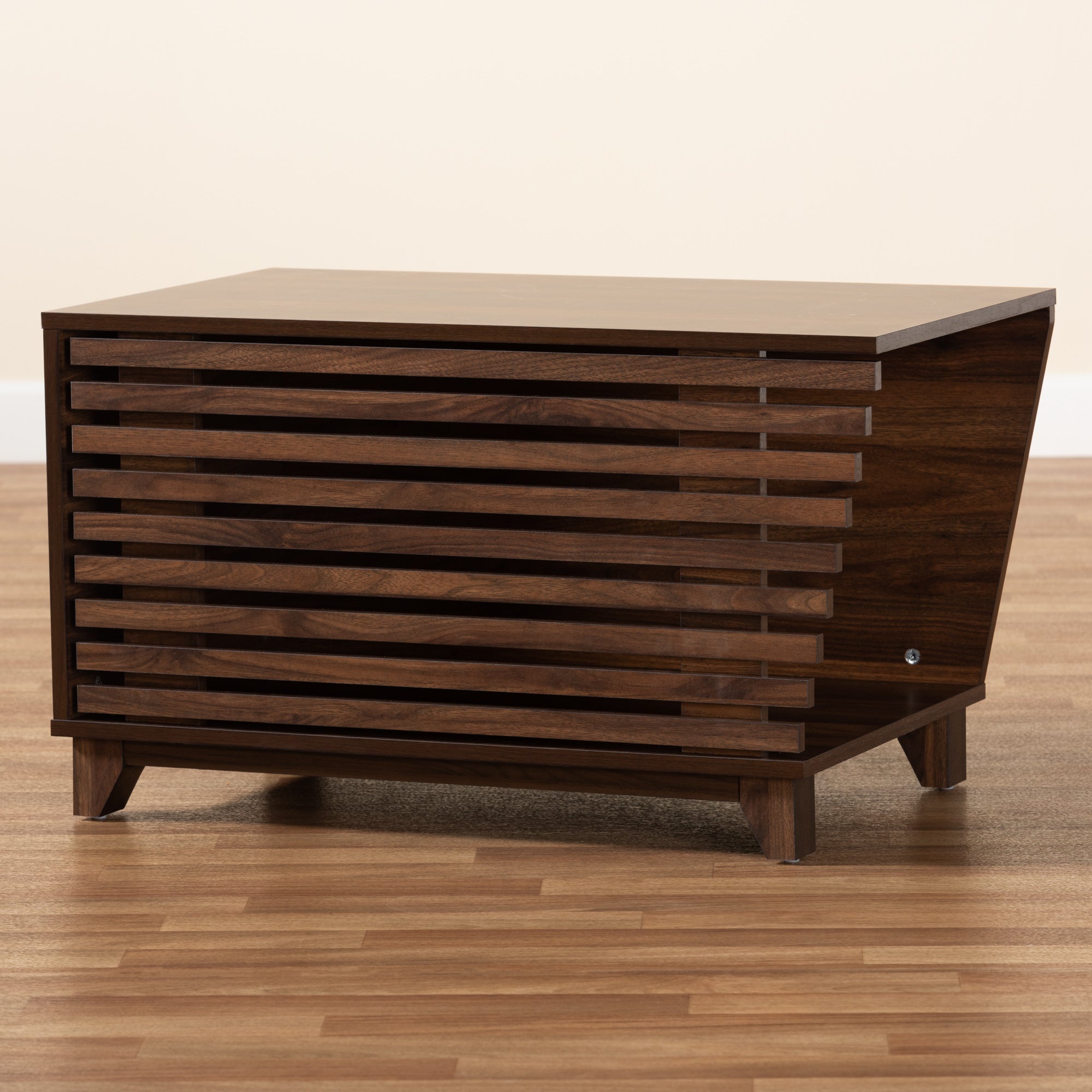 Eckhart Modern and Contemporary Finished Wood Cat Litter Box Cover House