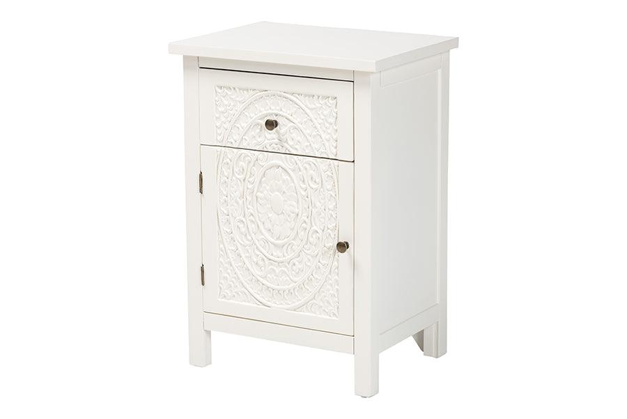 Lambert Classic and Traditional Finished Wood 1-Drawer End Table
