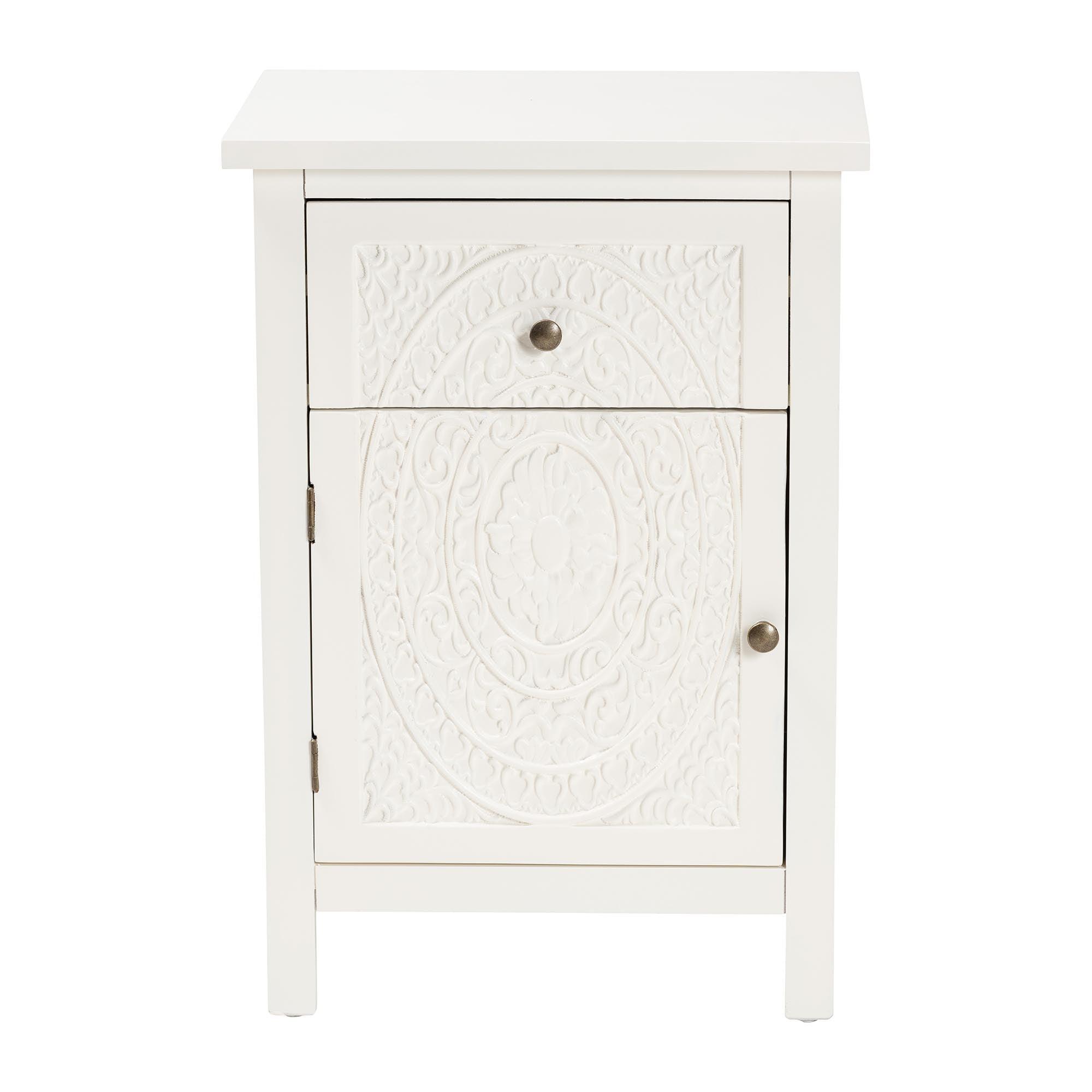 Lambert Classic and Traditional Finished Wood 1-Drawer End Table