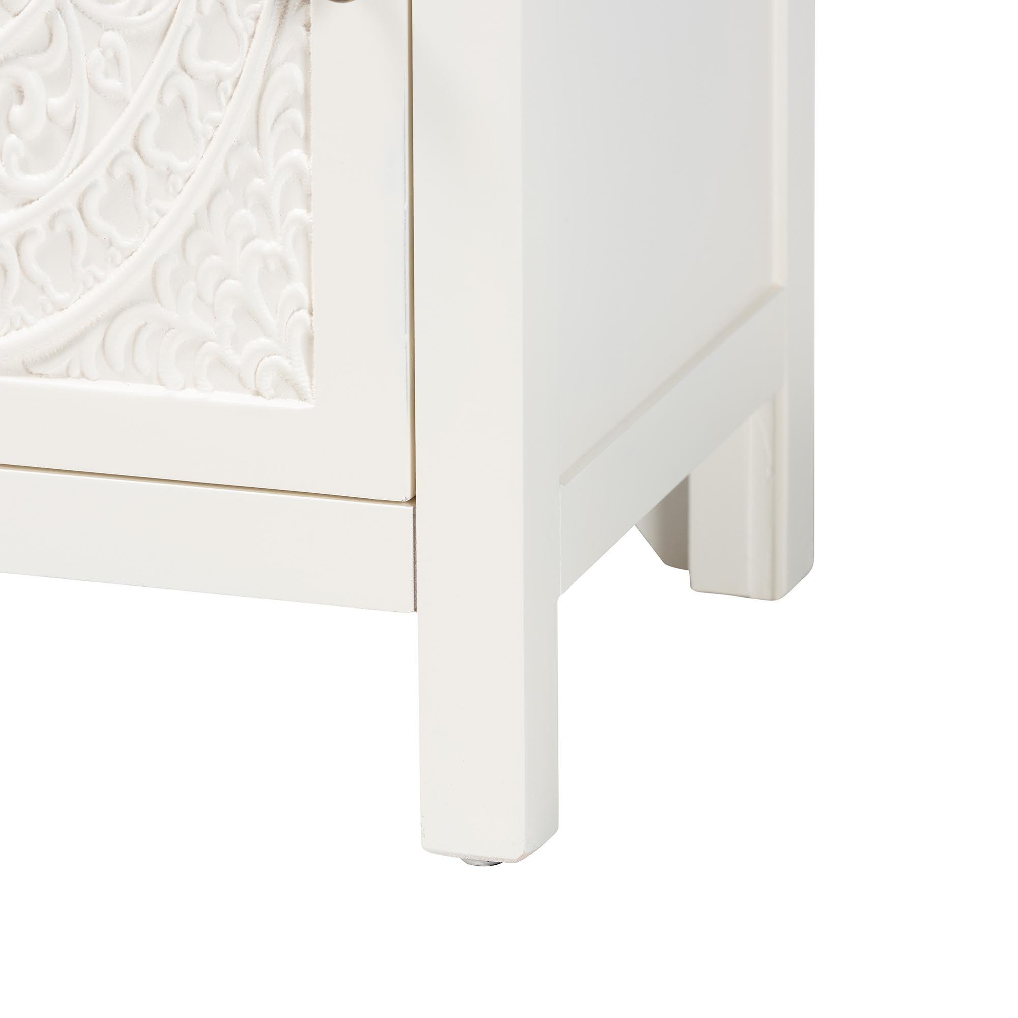 Lambert Classic and Traditional Finished Wood 1-Drawer End Table