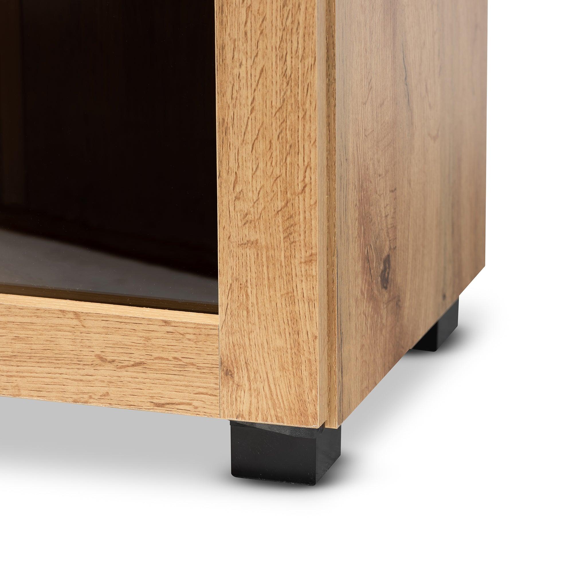 Mason Modern and Contemporary Finished Wood 2-Door Storage Cabinet