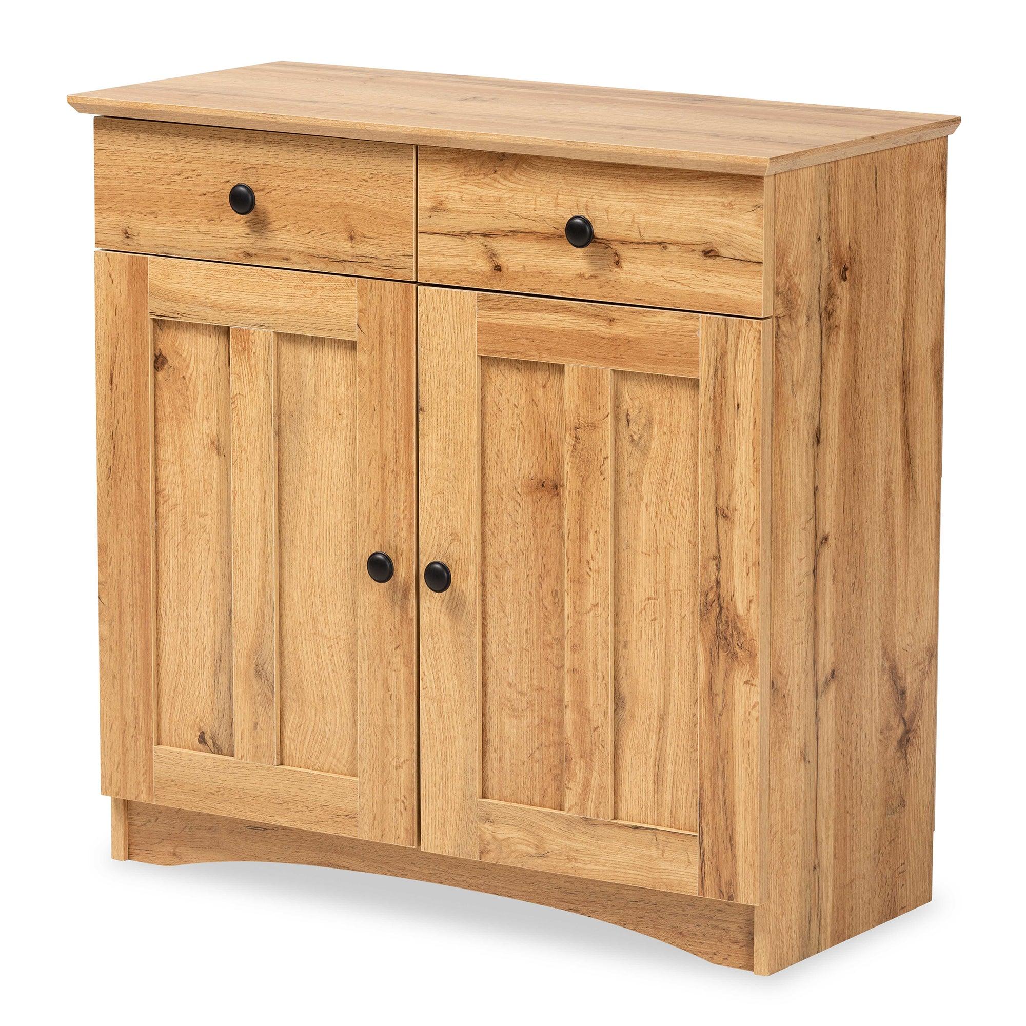 Lauren Modern and Contemporary Finished Wood 2-Door Buffet