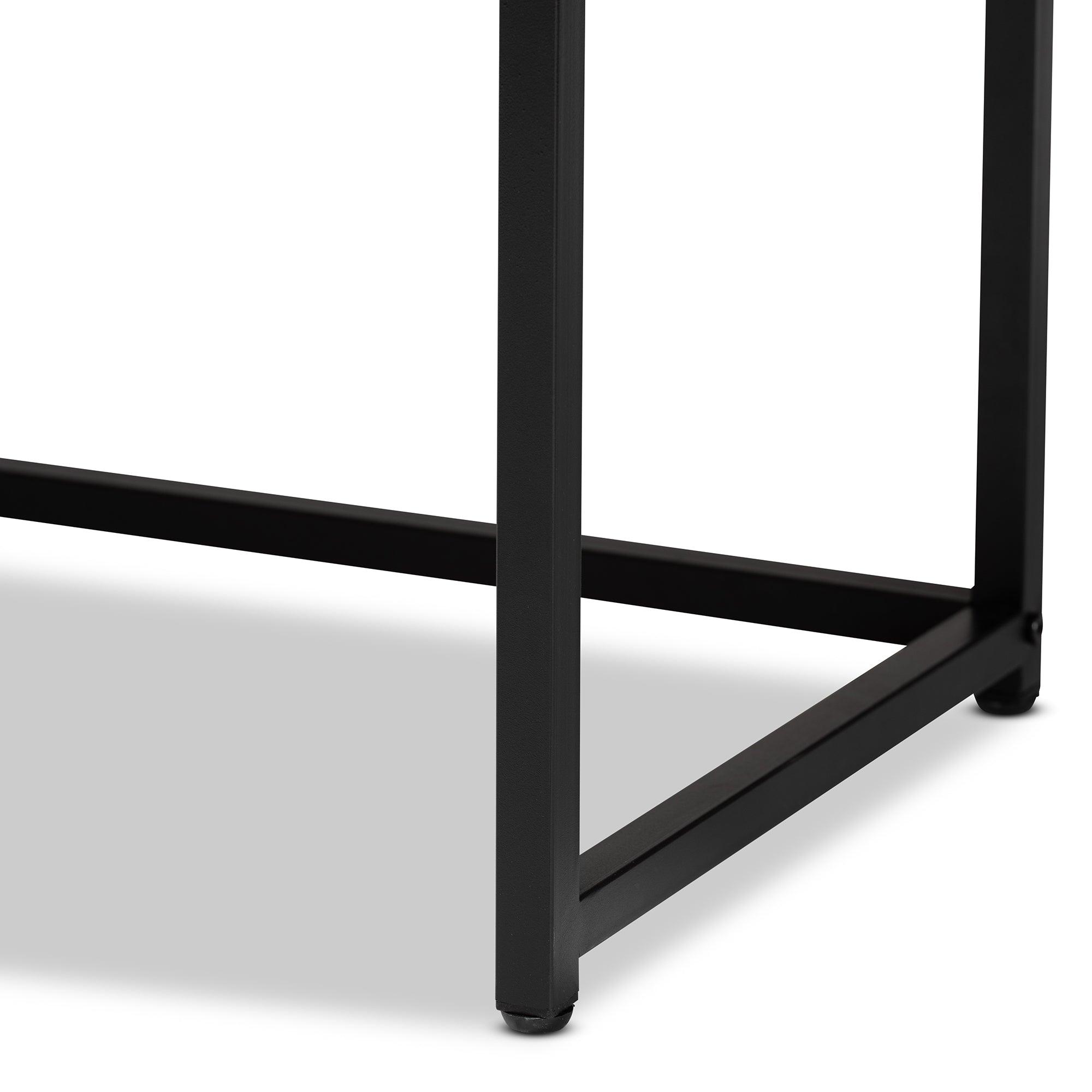 Ardon Bohemian Light Finished Wood and Metal 2-Door Storage Cabinet