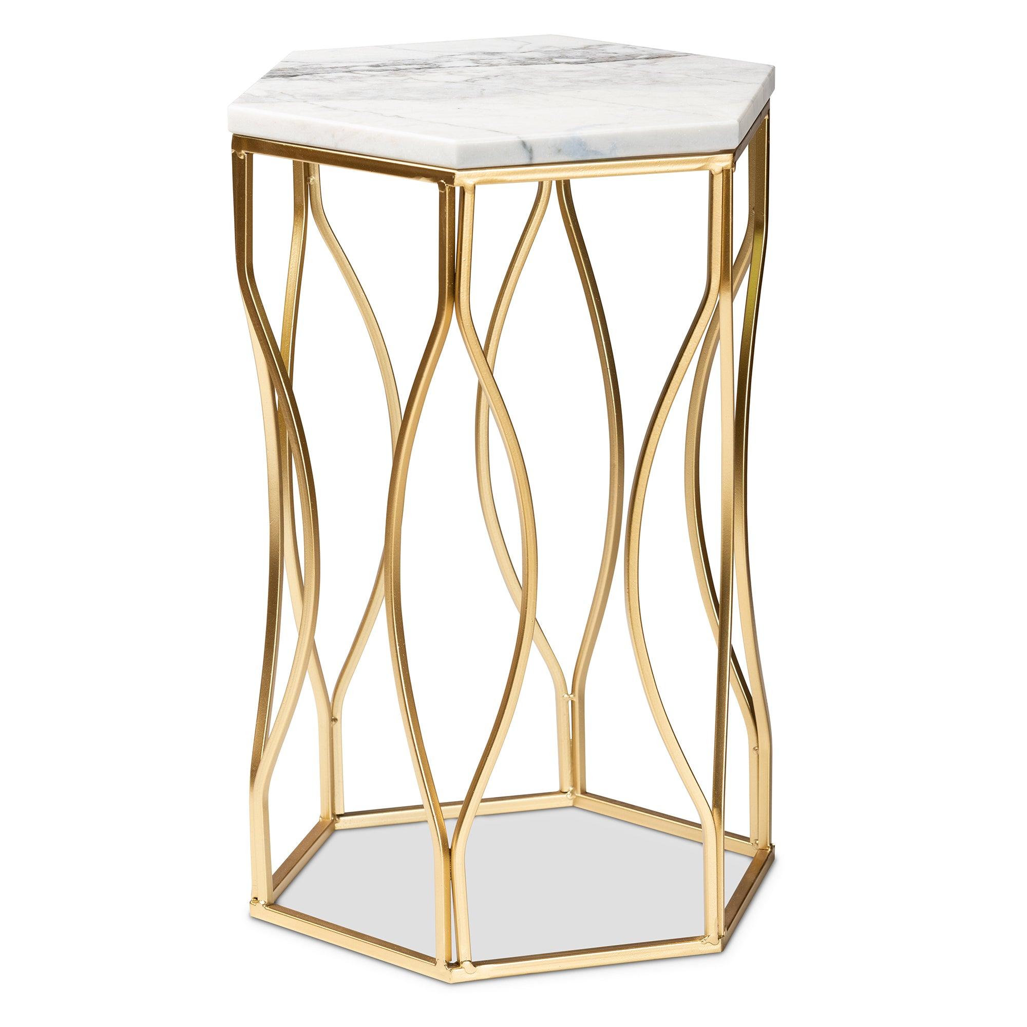 Kalena Modern and Contemporary Metal End Table