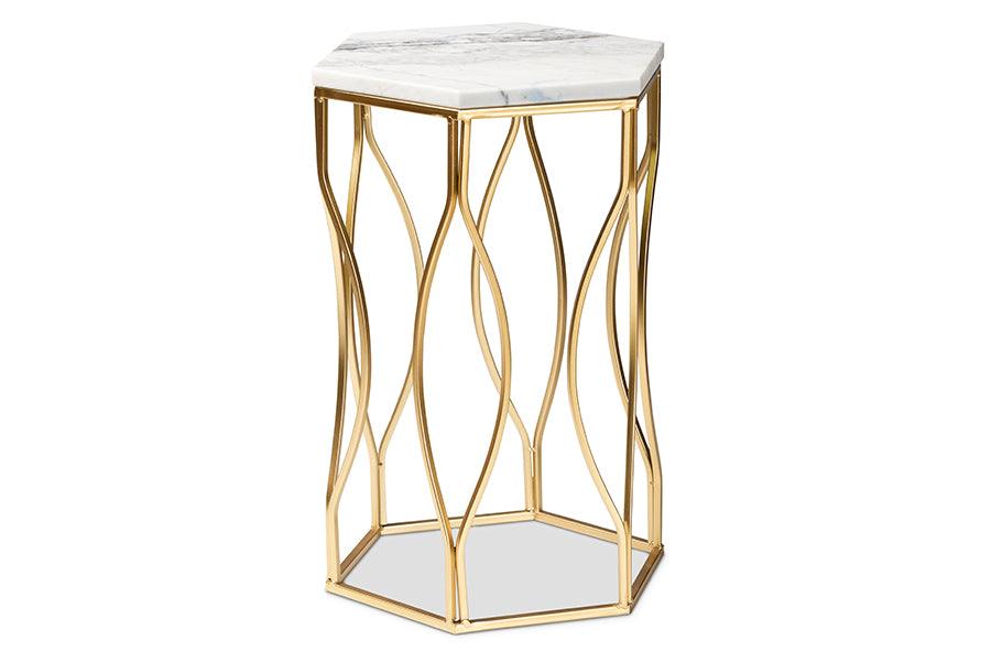 Kalena Modern and Contemporary Metal End Table