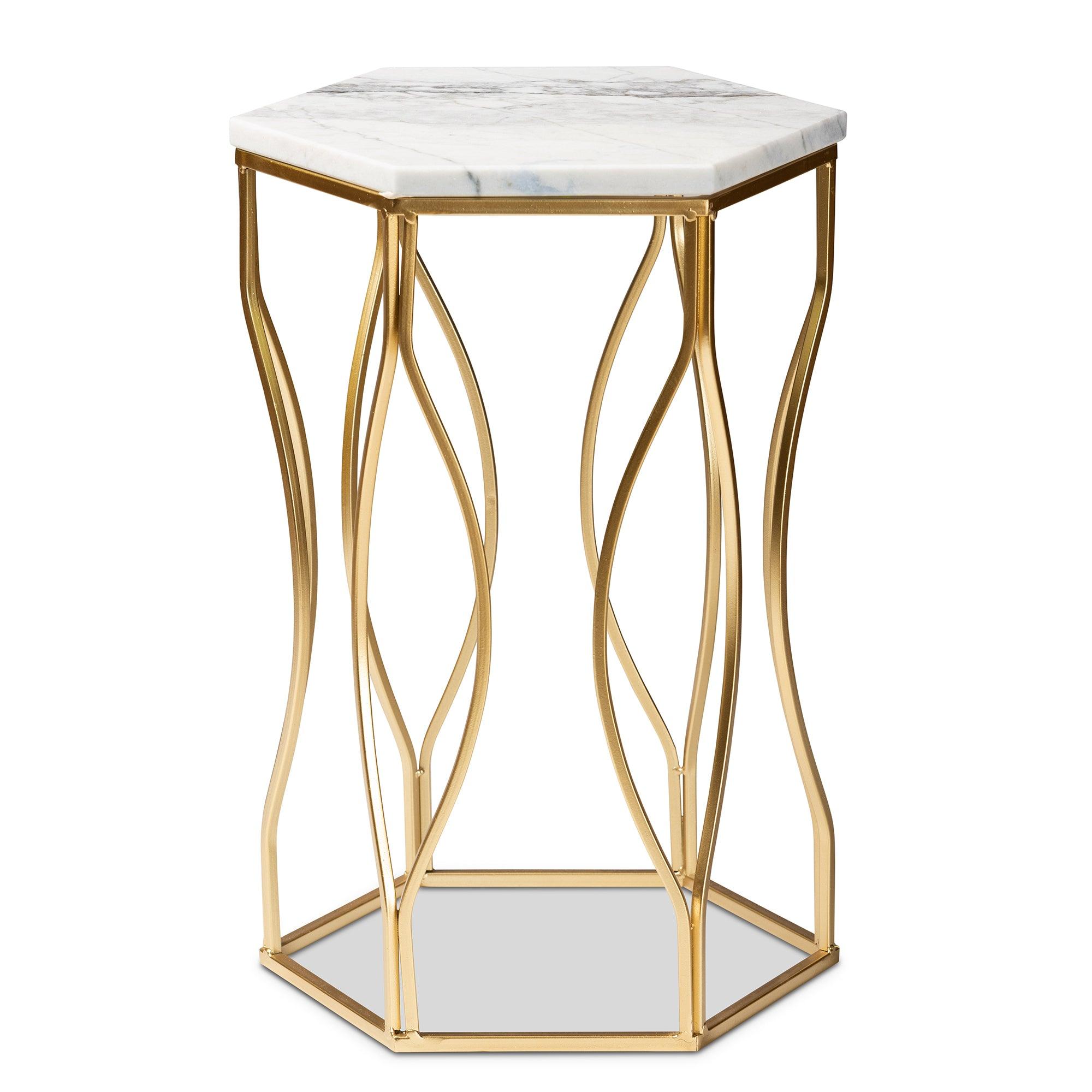 Kalena Modern and Contemporary Metal End Table