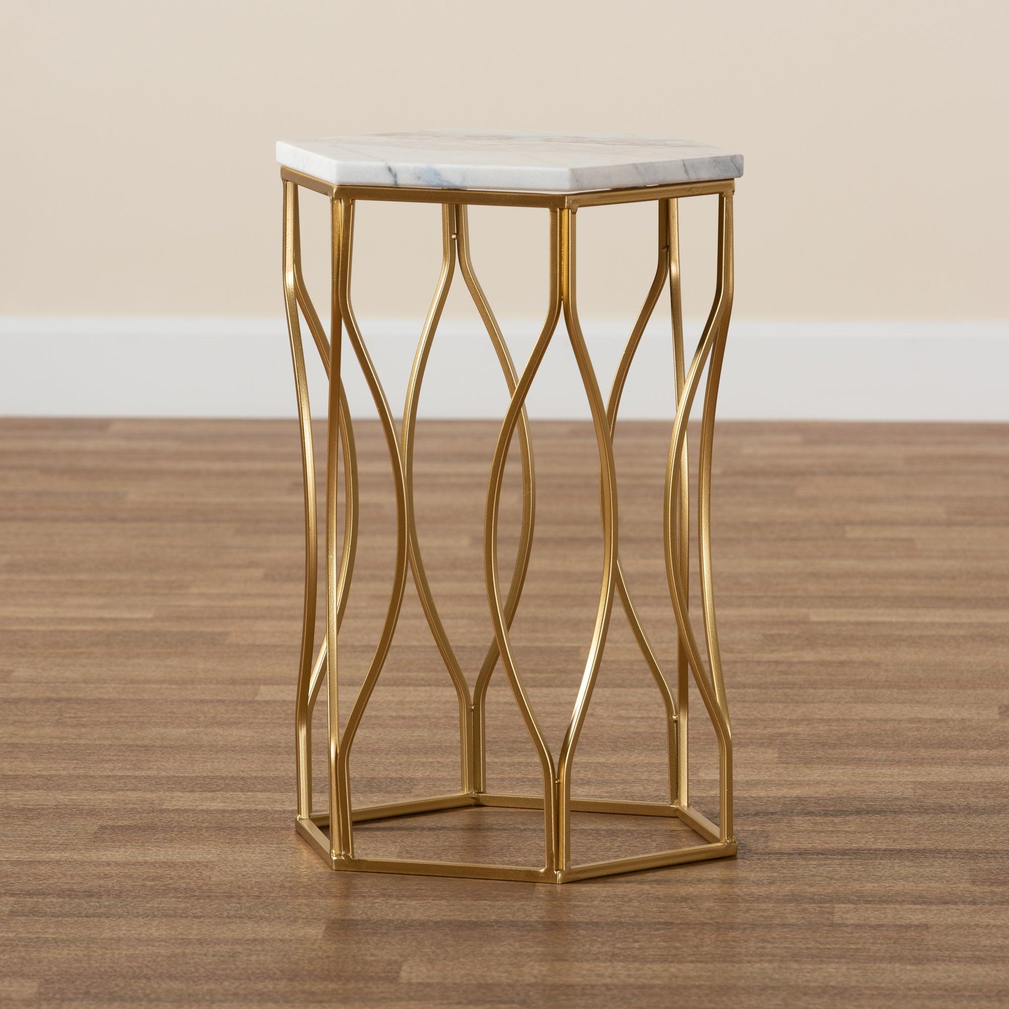 Kalena Modern and Contemporary Metal End Table