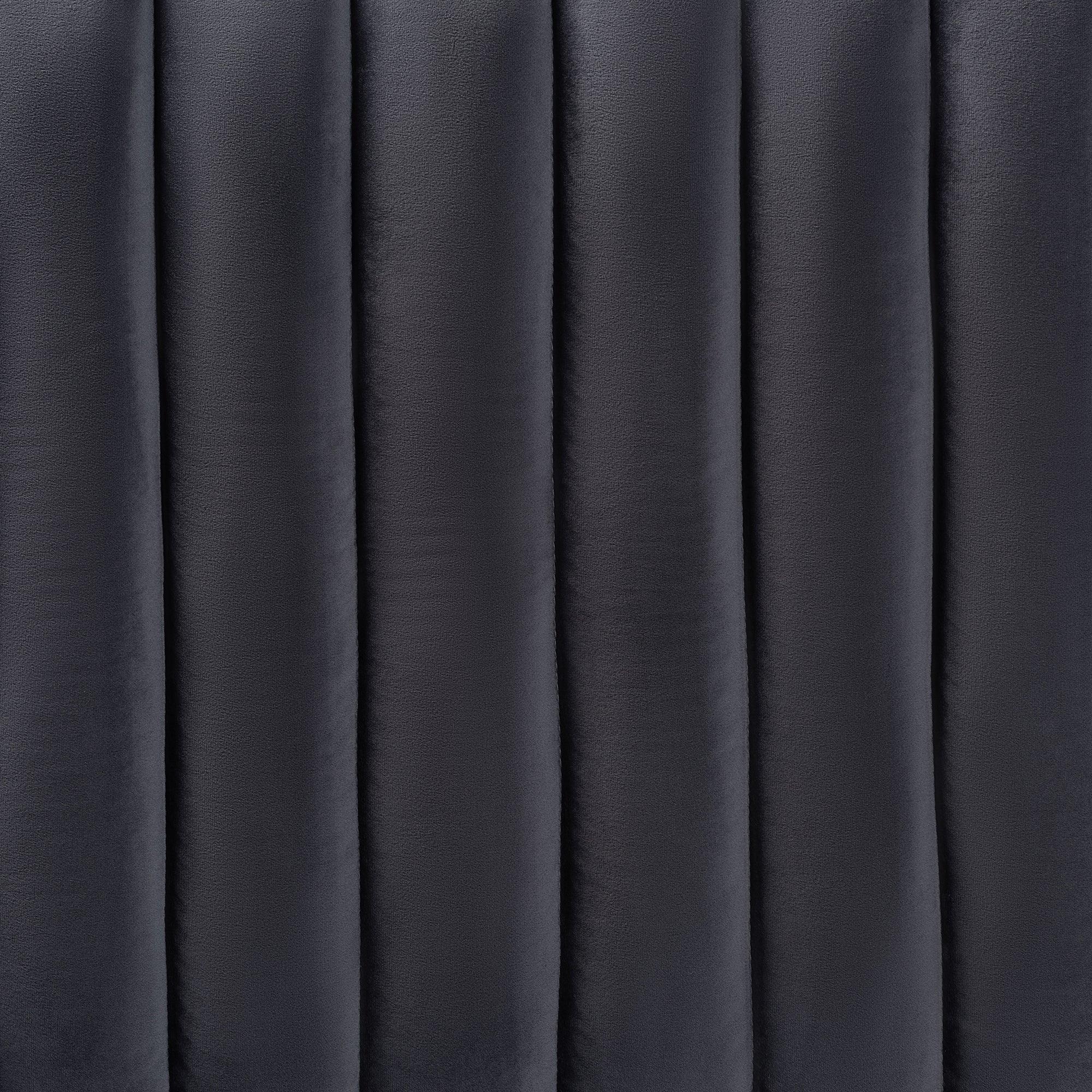 Emile Modern and Contemporary Velvet Fabric Upholstered and Finished Wood Headboard
