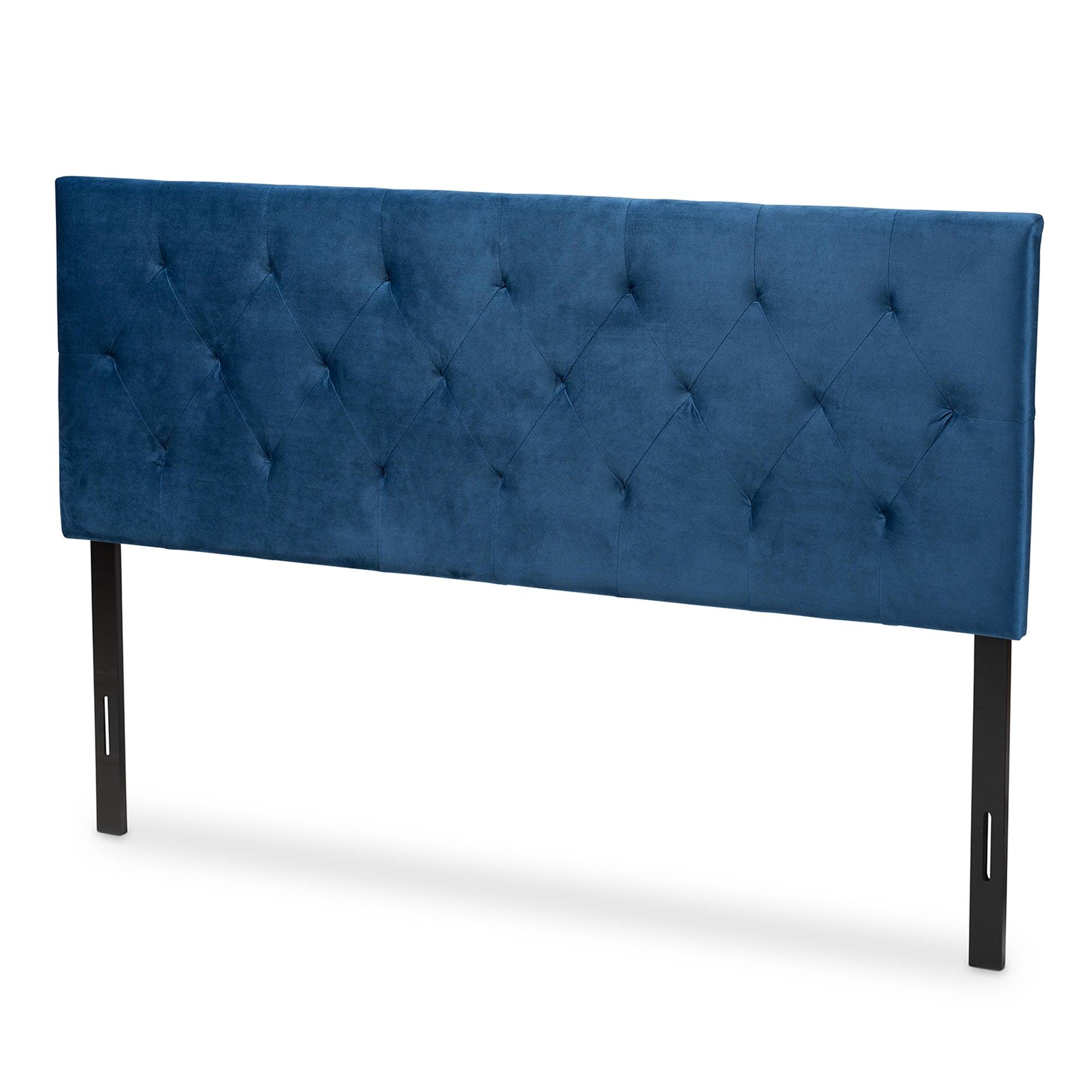 Felix Modern and Contemporary Velvet Fabric Upholstered Headboard