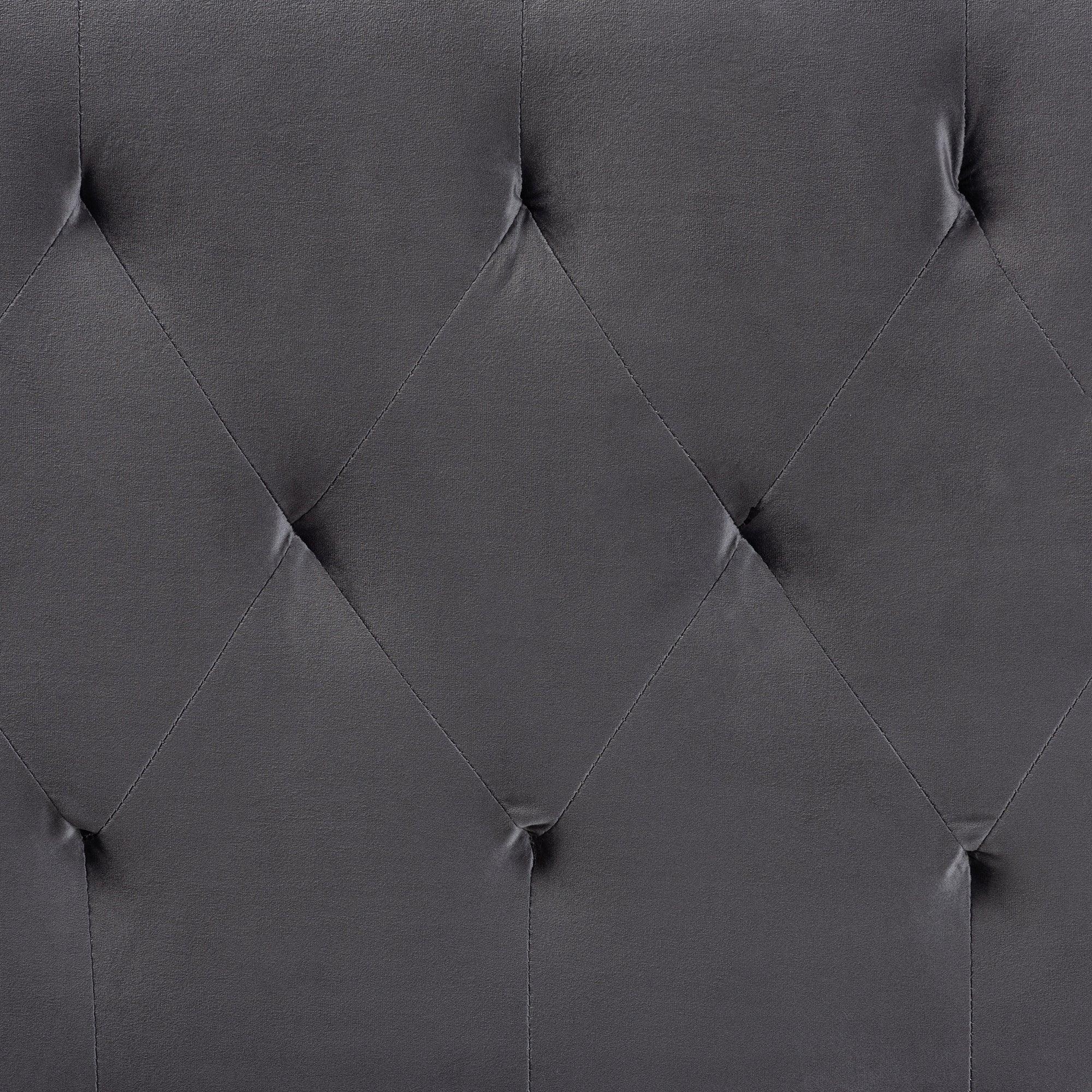 Felix Modern and Contemporary Velvet Fabric Upholstered Headboard