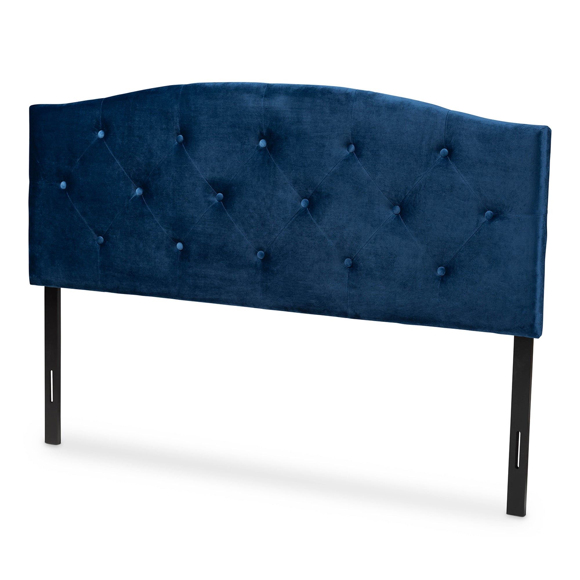 Leone Modern and Contemporary Velvet Fabric Upholstered Headboard