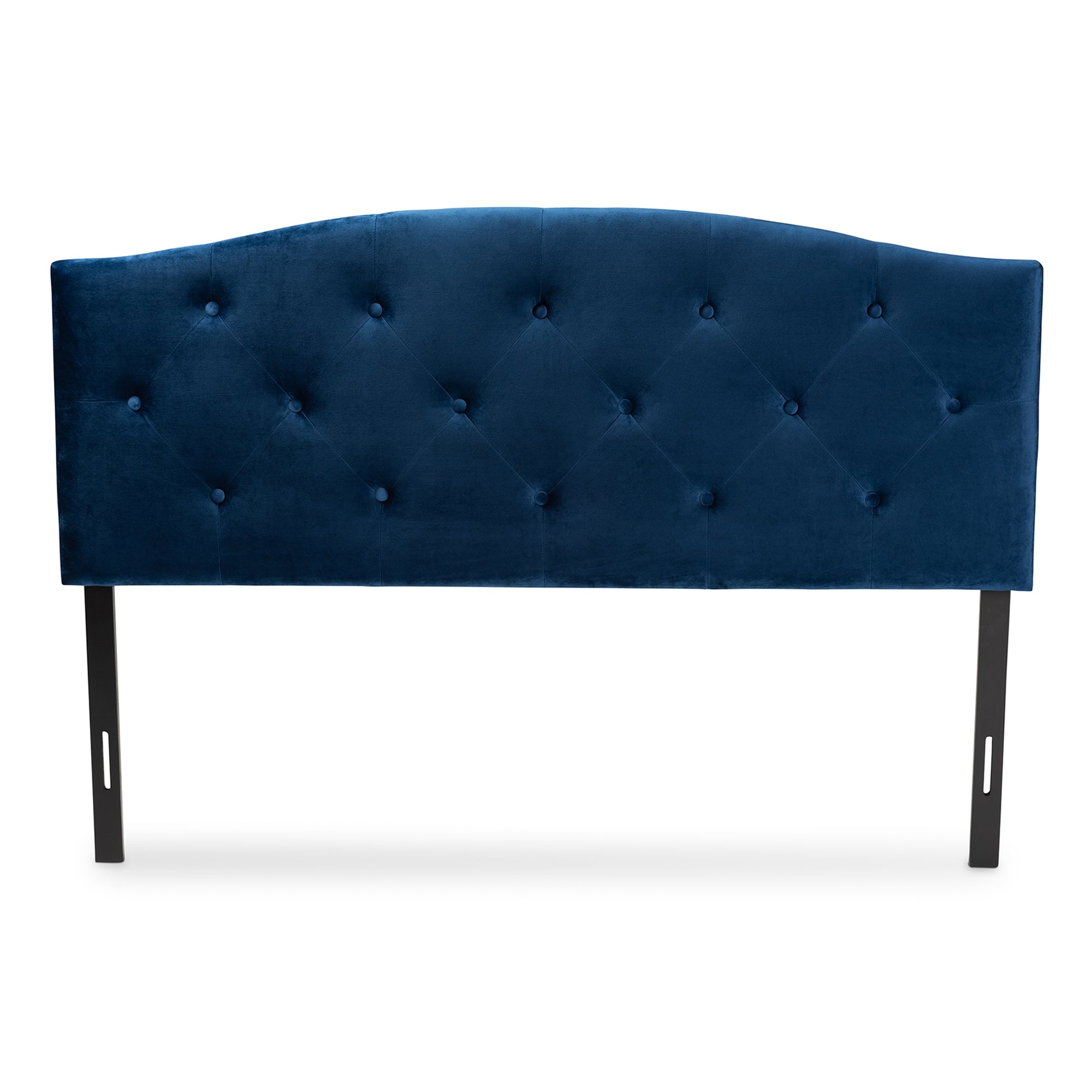 Leone Modern and Contemporary Velvet Fabric Upholstered Headboard