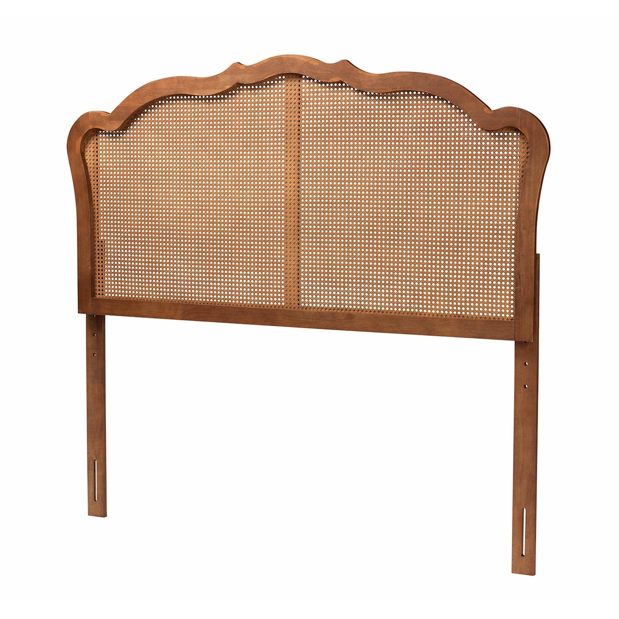 Leandra Classic and Traditional Ash Finished Wood Headboard
