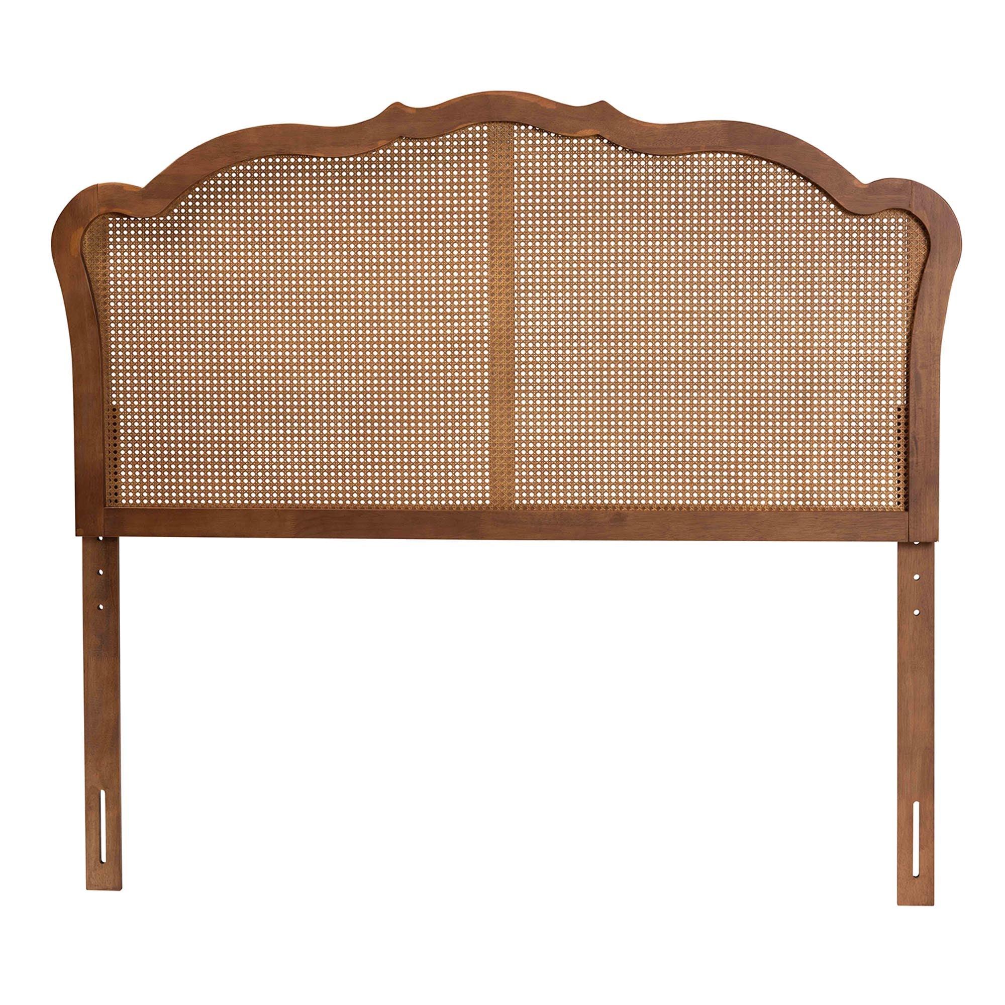 Leandra Classic and Traditional Ash Finished Wood Headboard