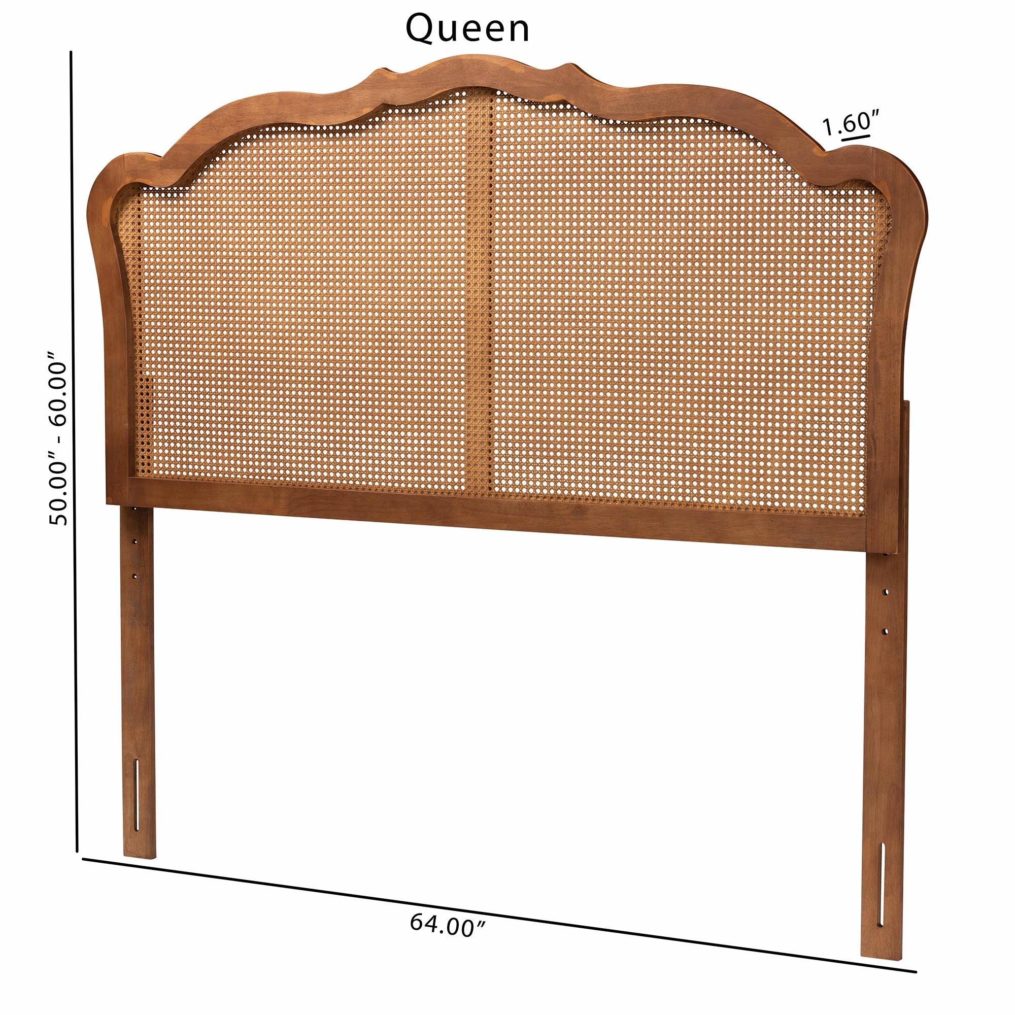 Leandra Classic and Traditional Ash Finished Wood Headboard