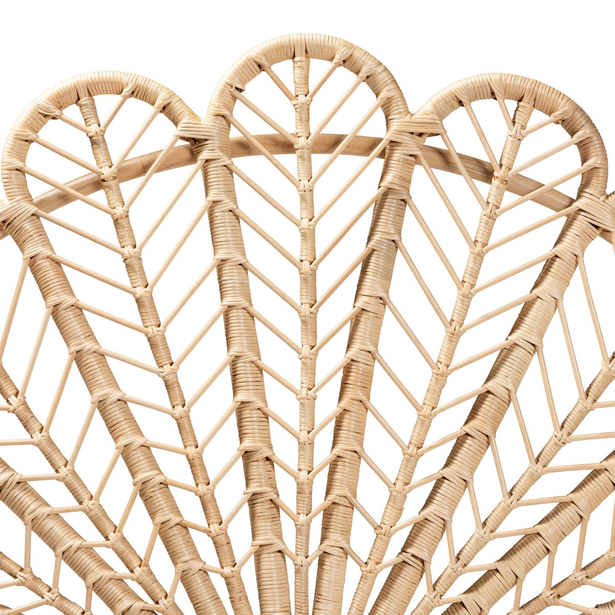 Bali & Pari Variel Modern Bohemian Rattan Standalone Headboard