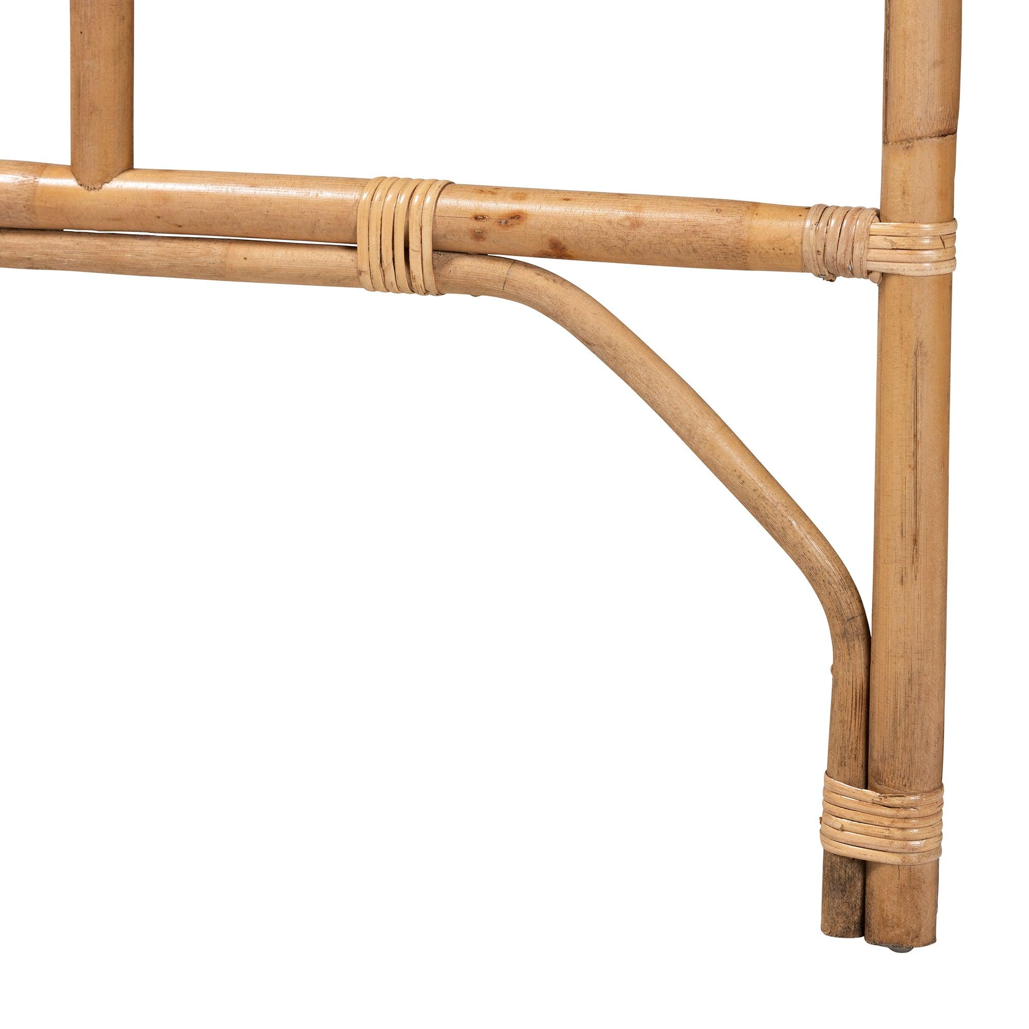 Bali & Pari Perenna Modern Bohemian Rattan Standalone Headboard