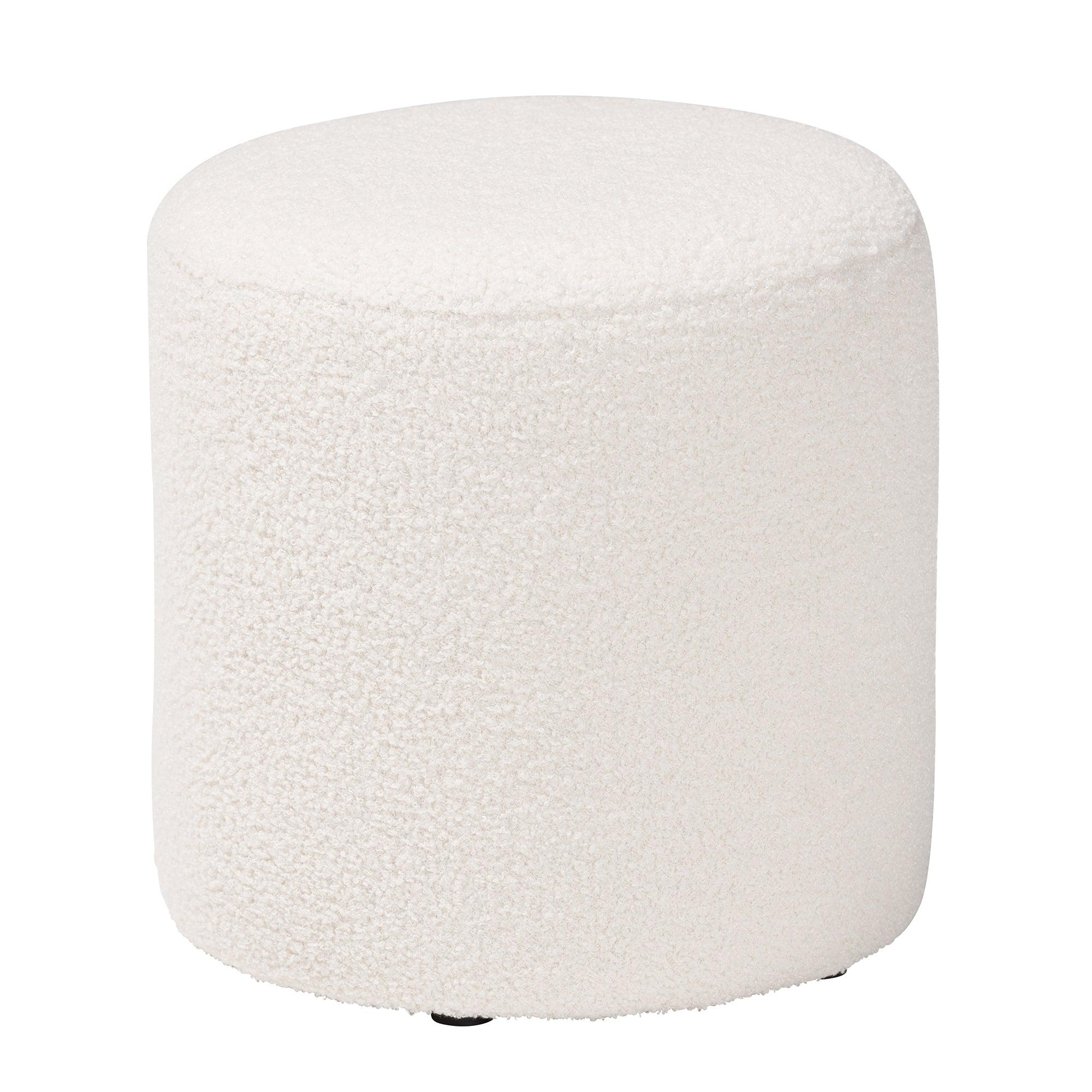 Tori Modern and Contemporary Boucle Upholstered Ottoman
