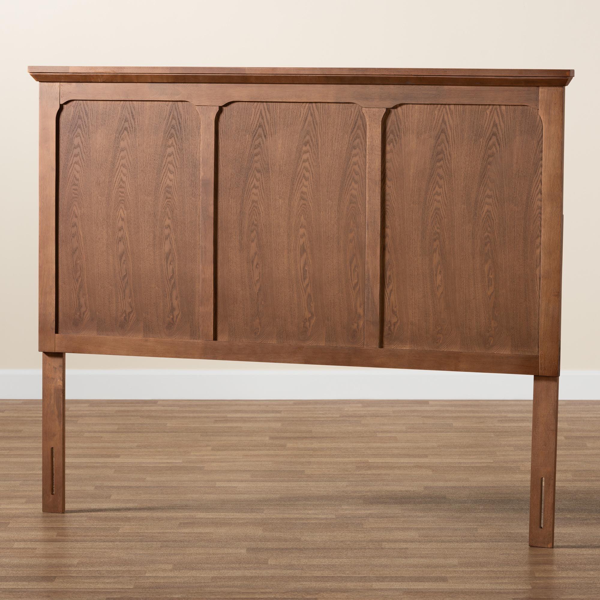 Alarice Classic and Traditional Ash Finished Wood Headboard