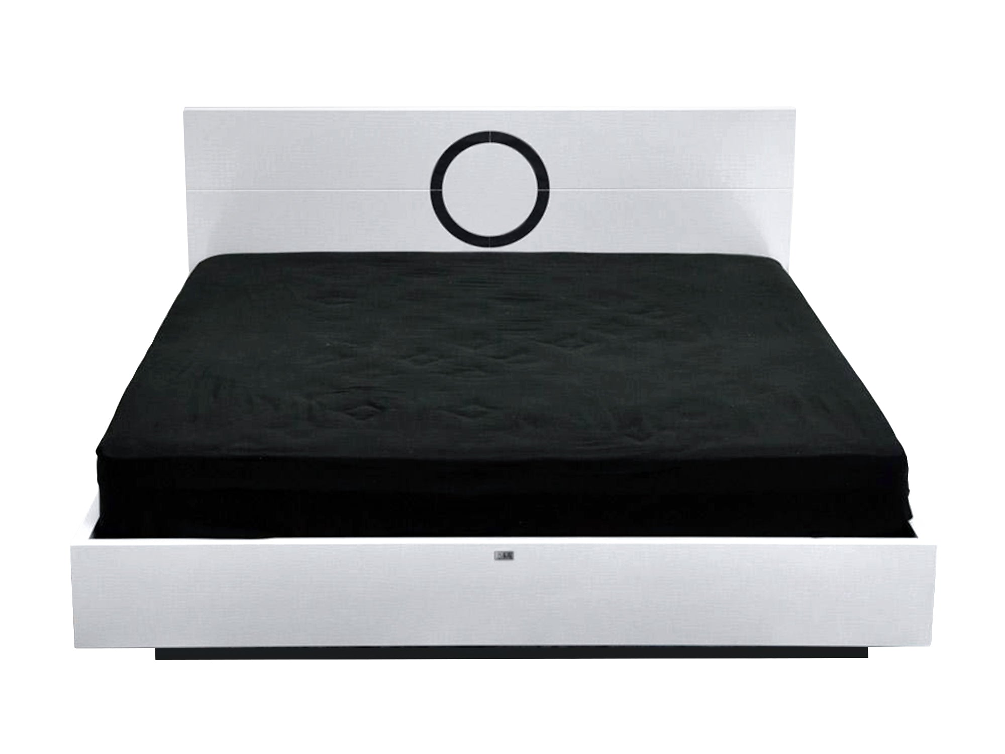 Ovidius Modern Crocodile Lacquer Bed