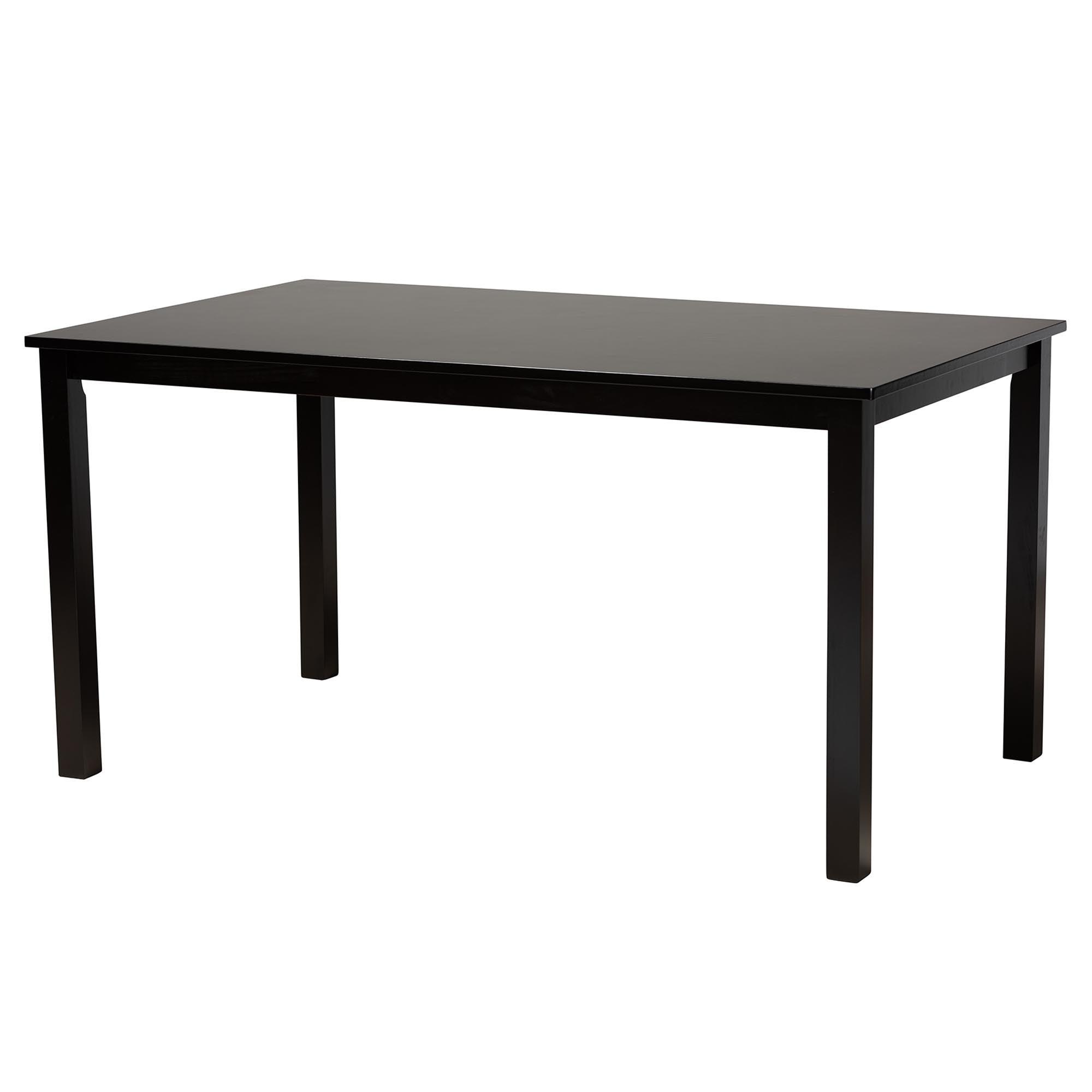 Olympia Modern Fabric and Espresso Finished Wood 7-Piece Dining Set