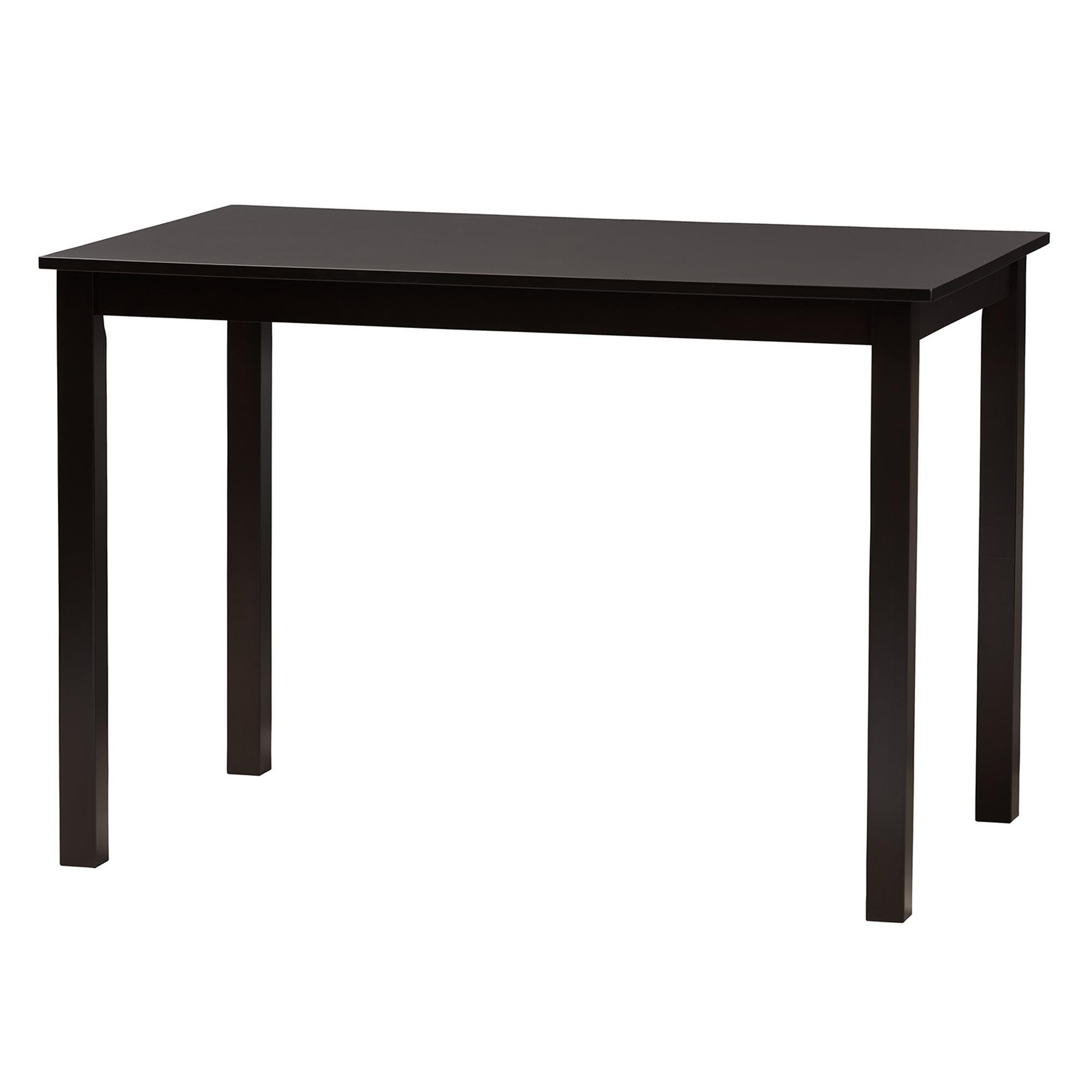 Olympia Modern Fabric and Espresso Finished Wood 5-Piece Dining Set