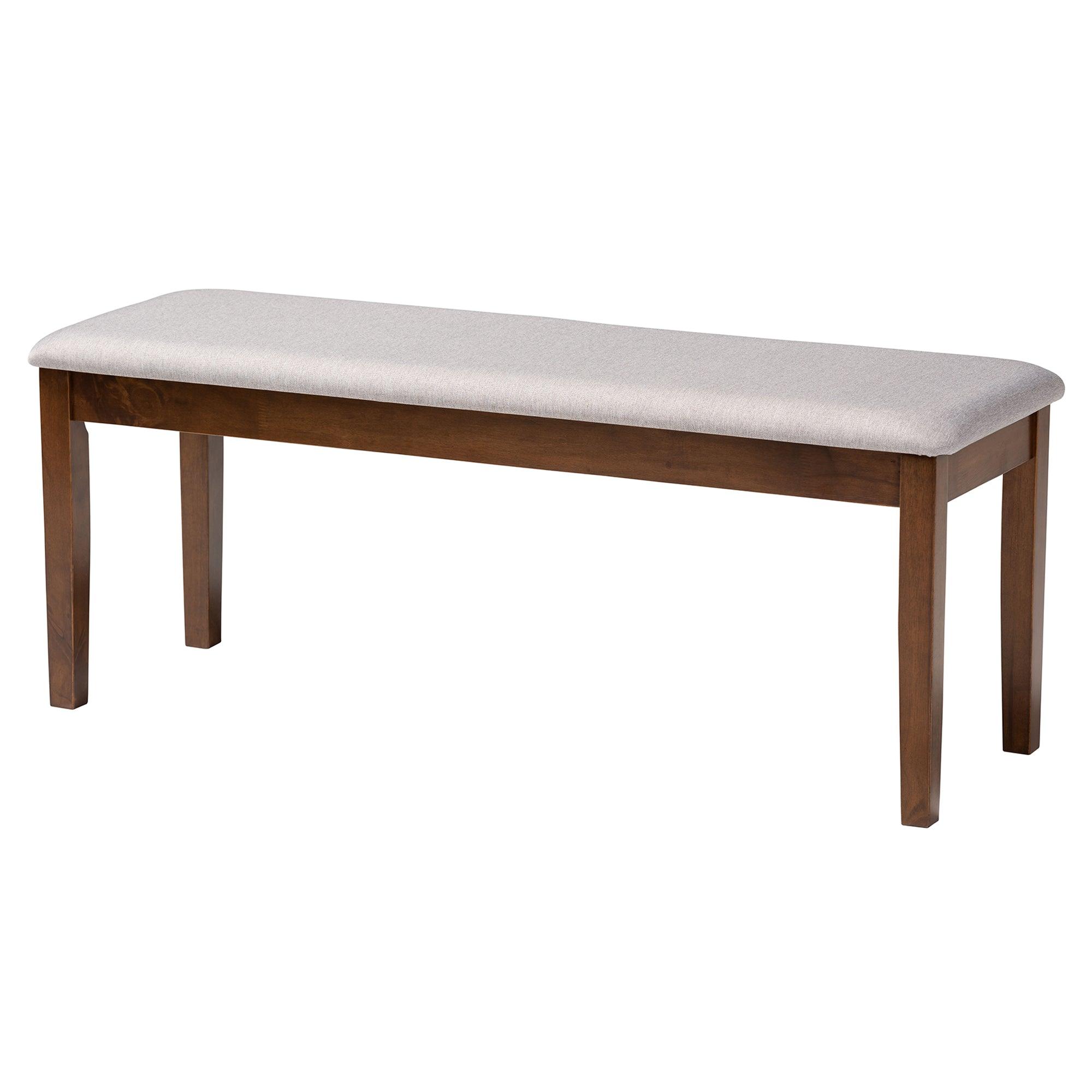 Genesis Modern Fabric and Finished Wood 6-Piece Dining Set