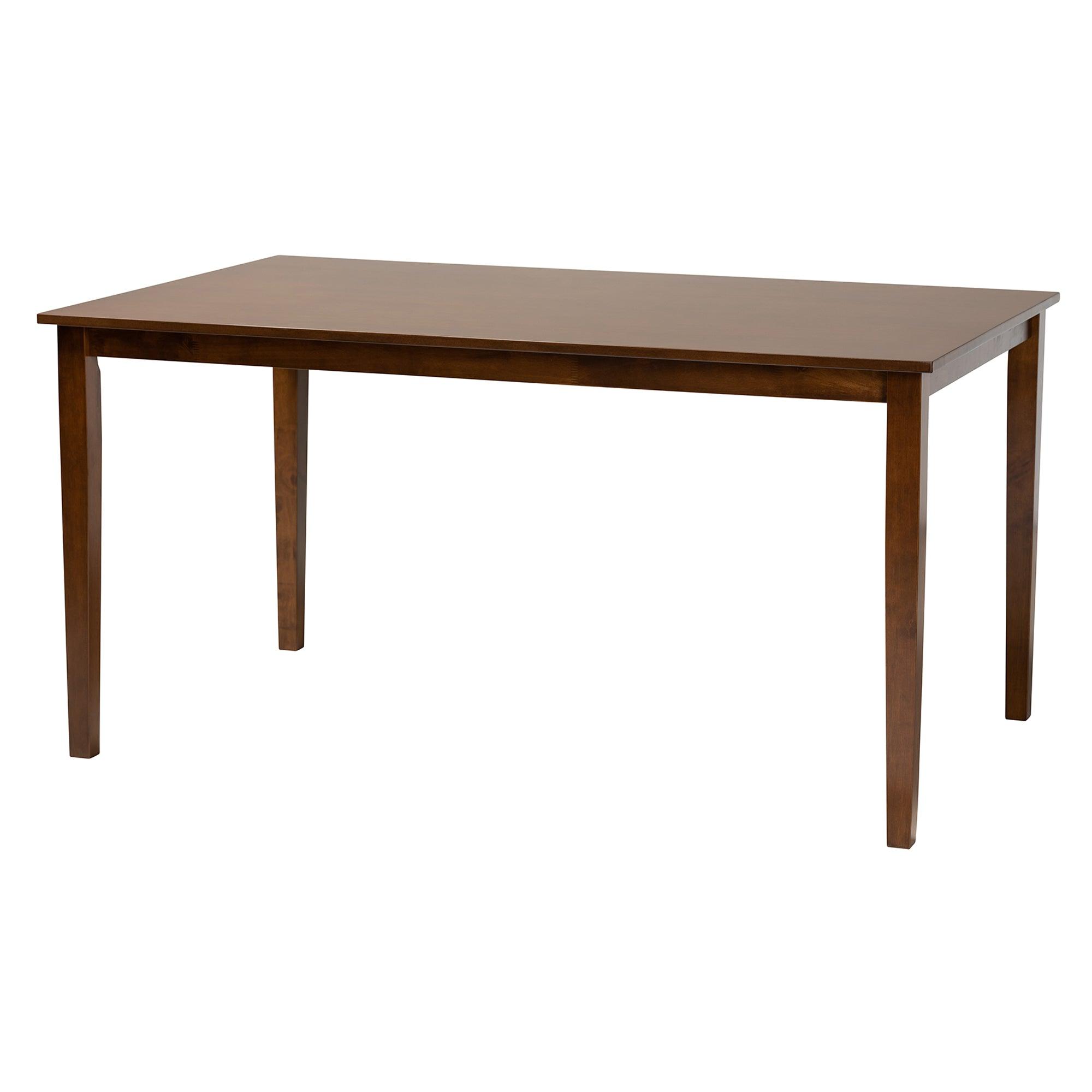 Genesis Modern Fabric and Finished Wood 6-Piece Dining Set