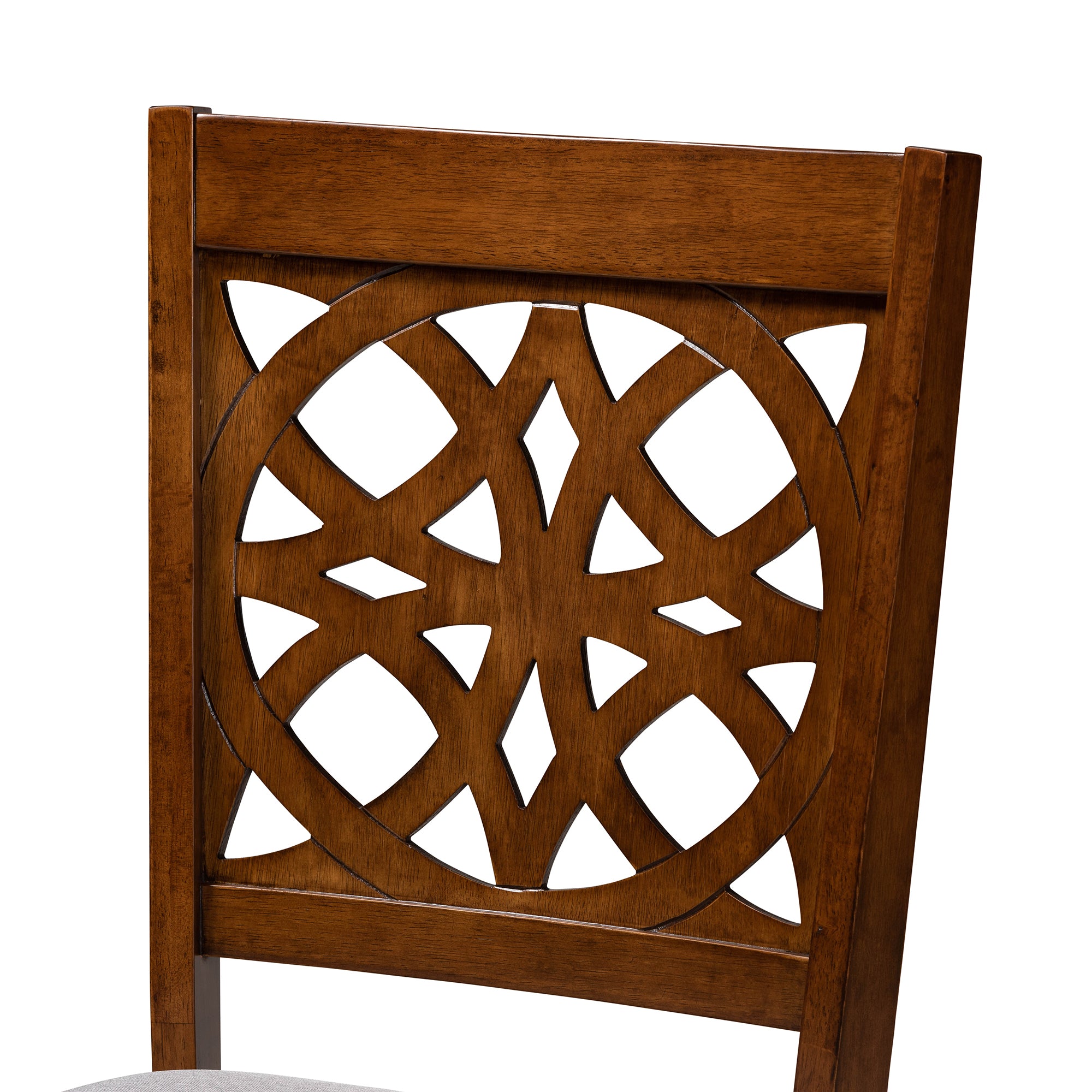 Abigail Modern Fabric and Finished Wood 7-Piece Dining Set