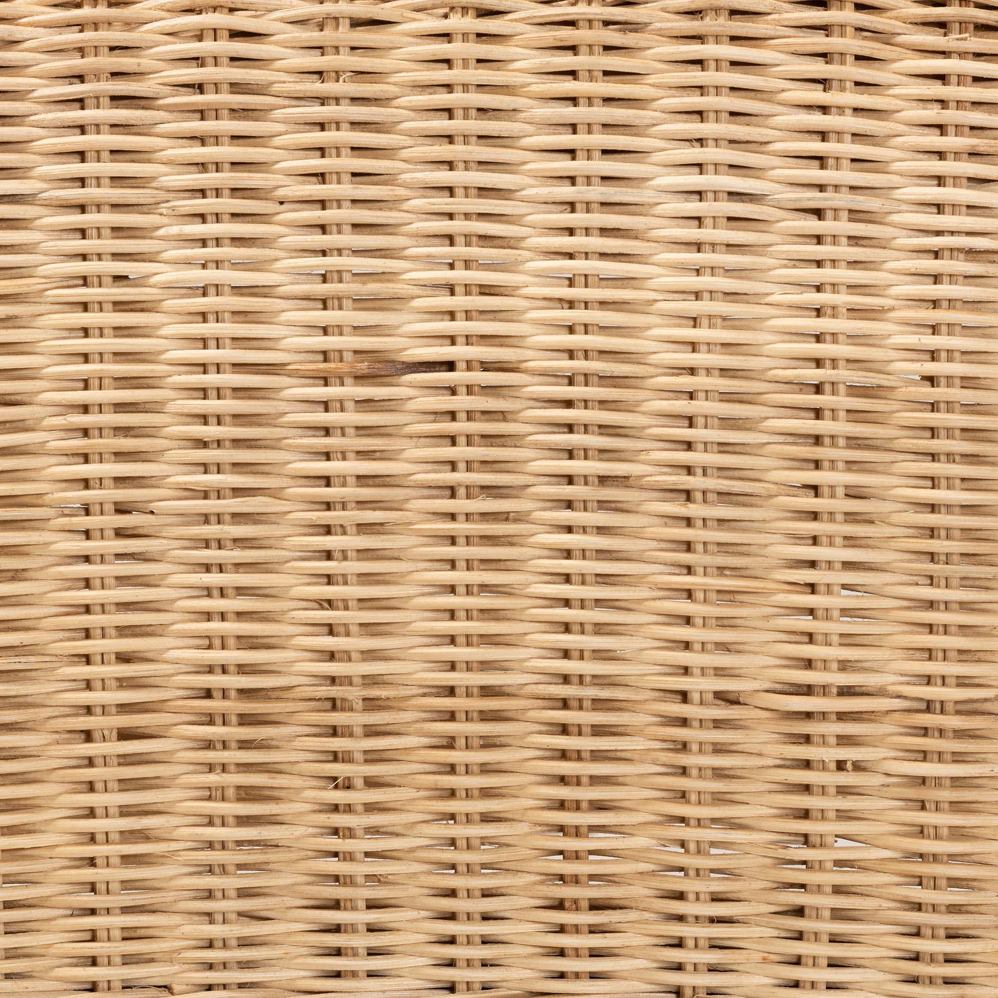 Bali & Pari Putri Modern Bohemian Rattan Arm Chair