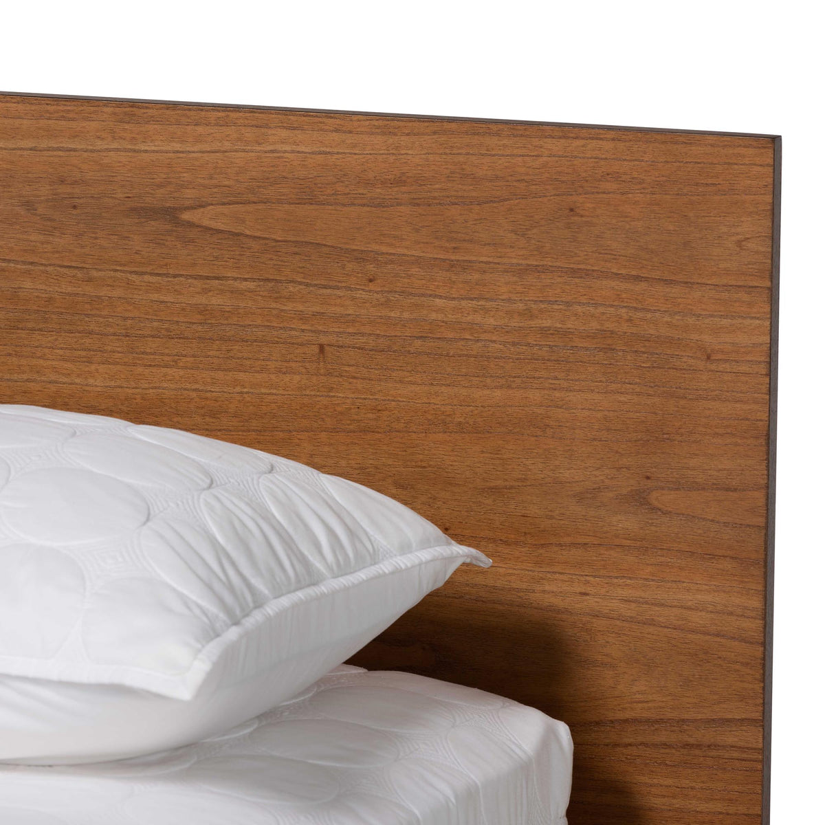 Wheatley Mid-Century Modern Finished Wood Platform Bed