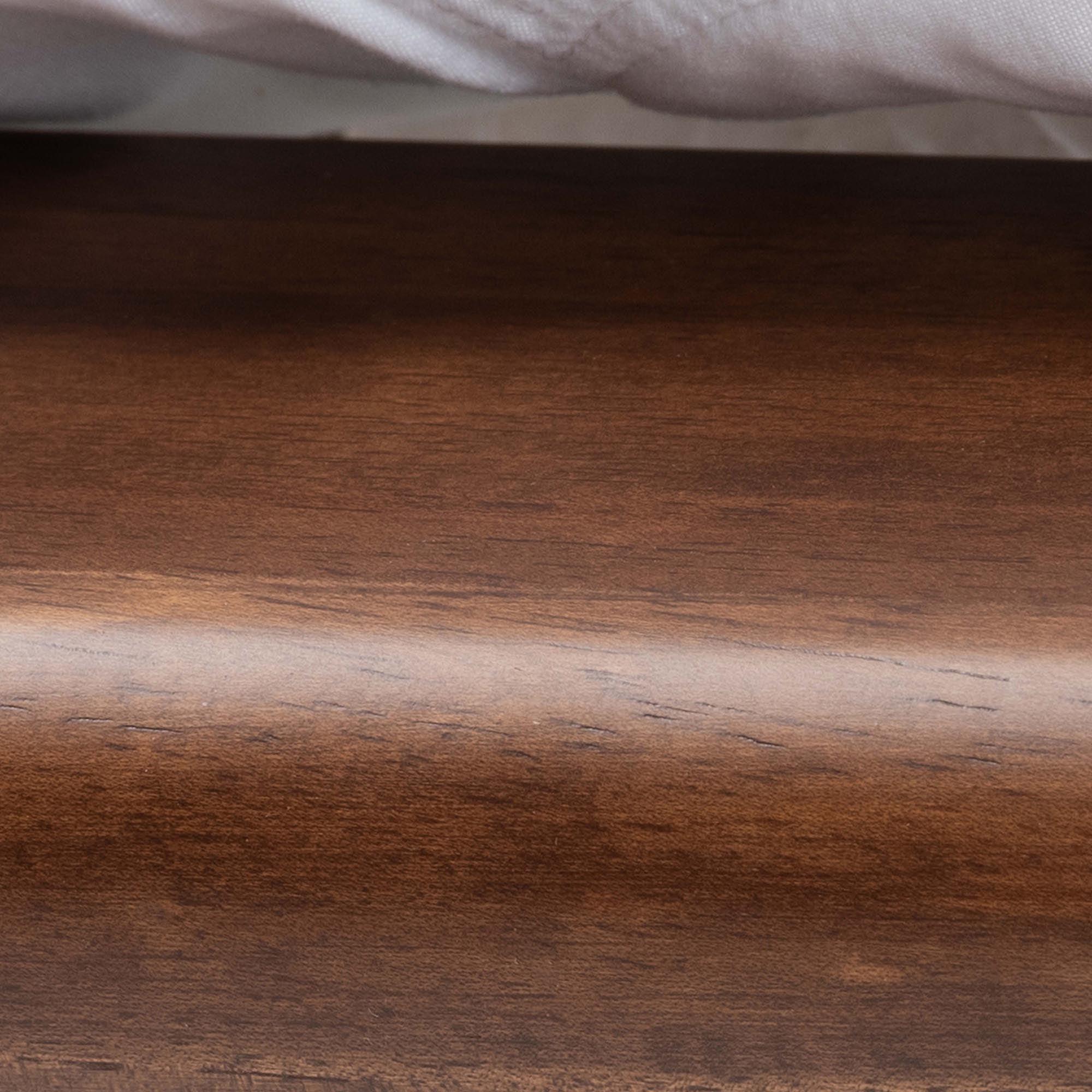 Alivia Mid-Century Modern Finished Wood Bed