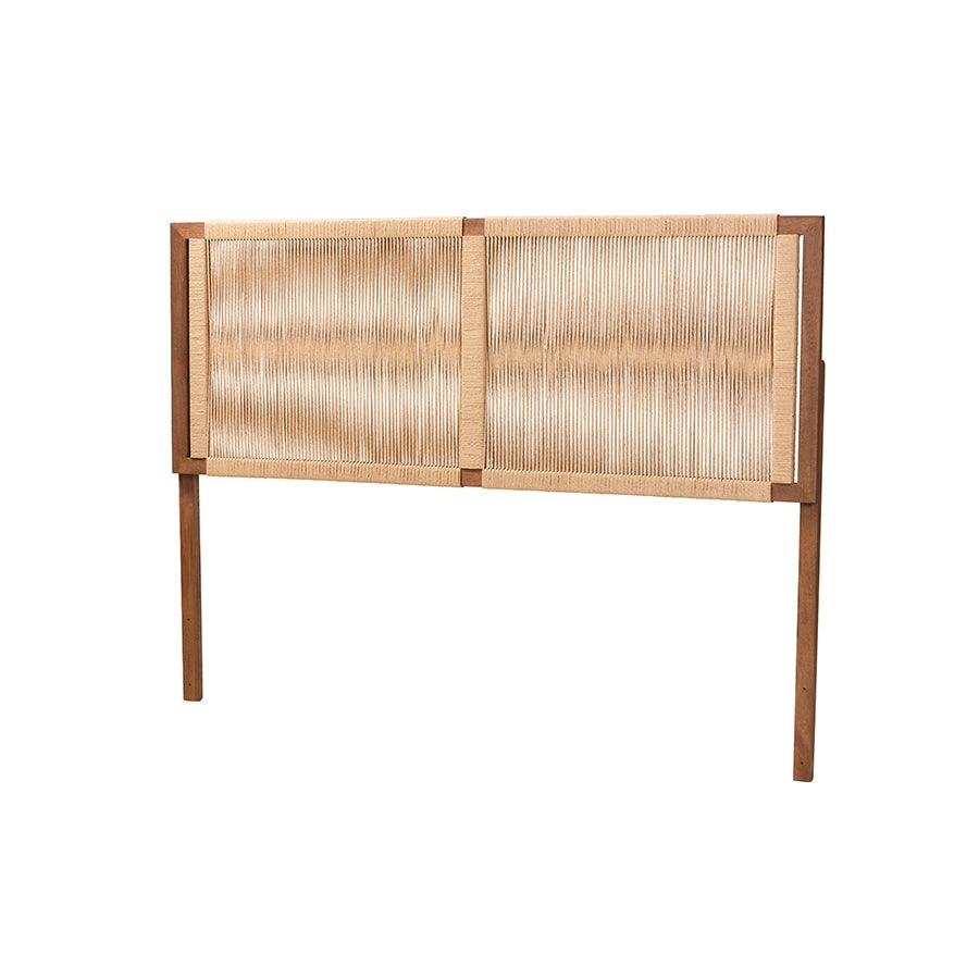 Bali & Pari Holitz Modern Bohemian Finished Bayur Wood Headboard