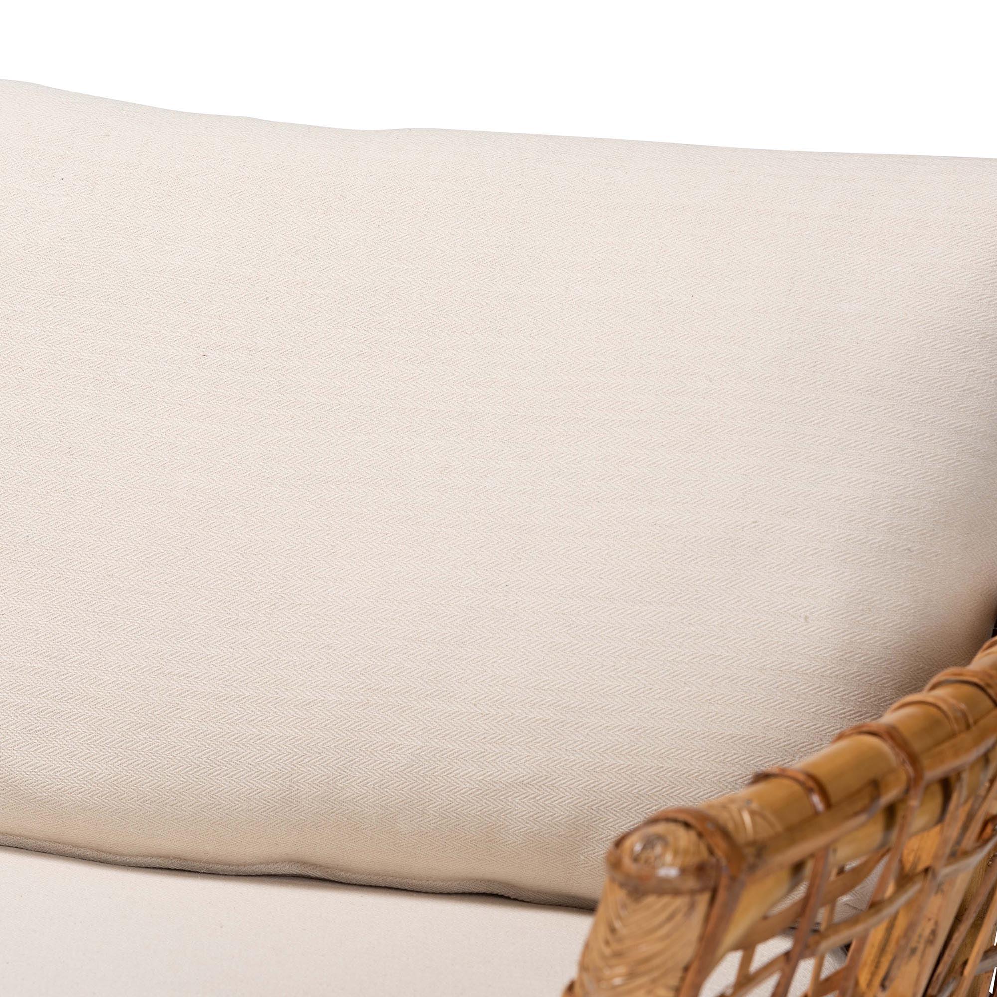 Bali & Pari Babette Modern Bohemian Rattan Arm Chair