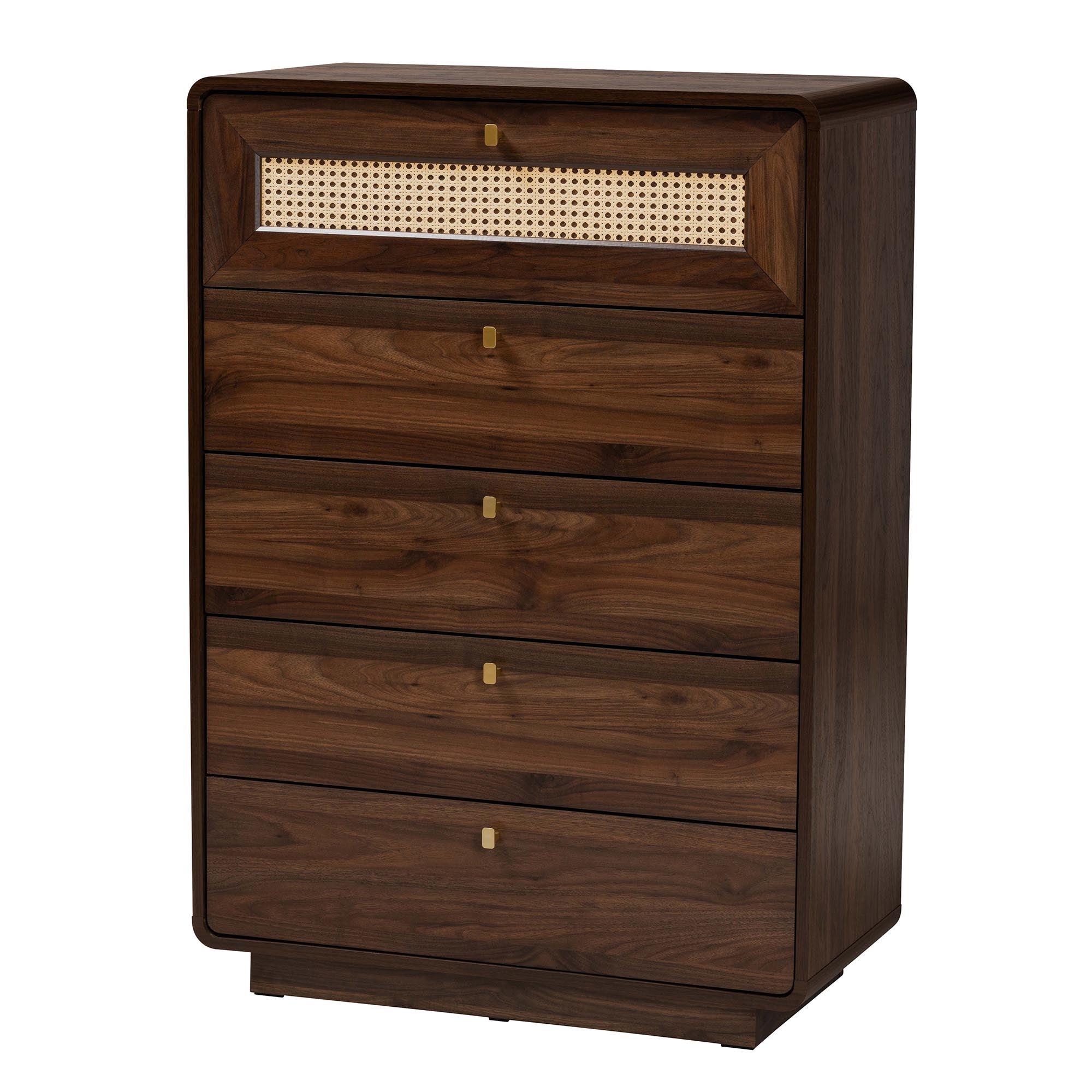 Jenibelle Classic Wood 5-Drawer Chest