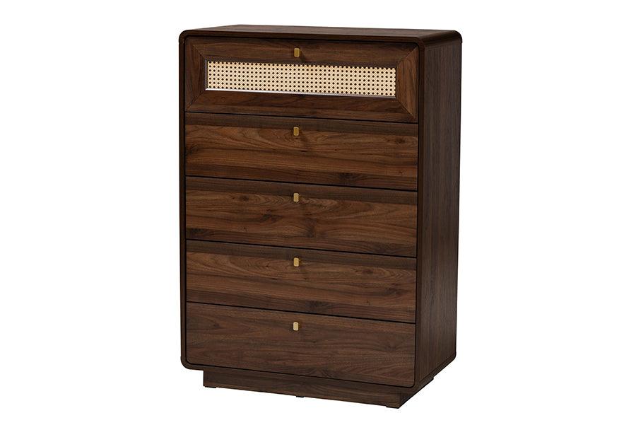 Jenibelle Classic Wood 5-Drawer Chest