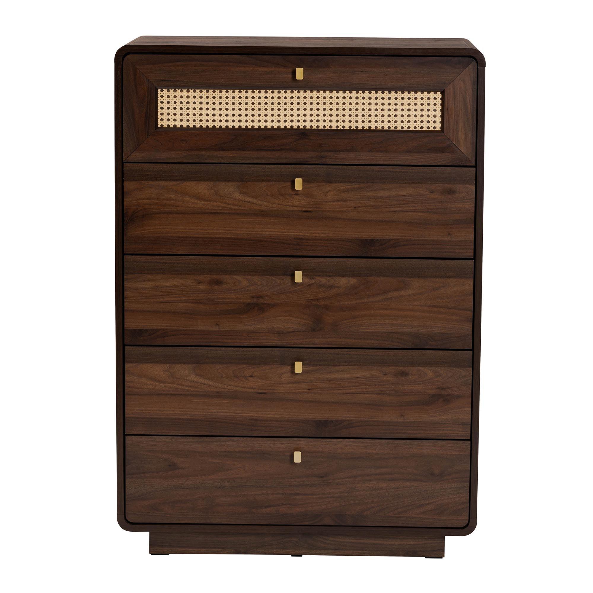 Jenibelle Classic Wood 5-Drawer Chest