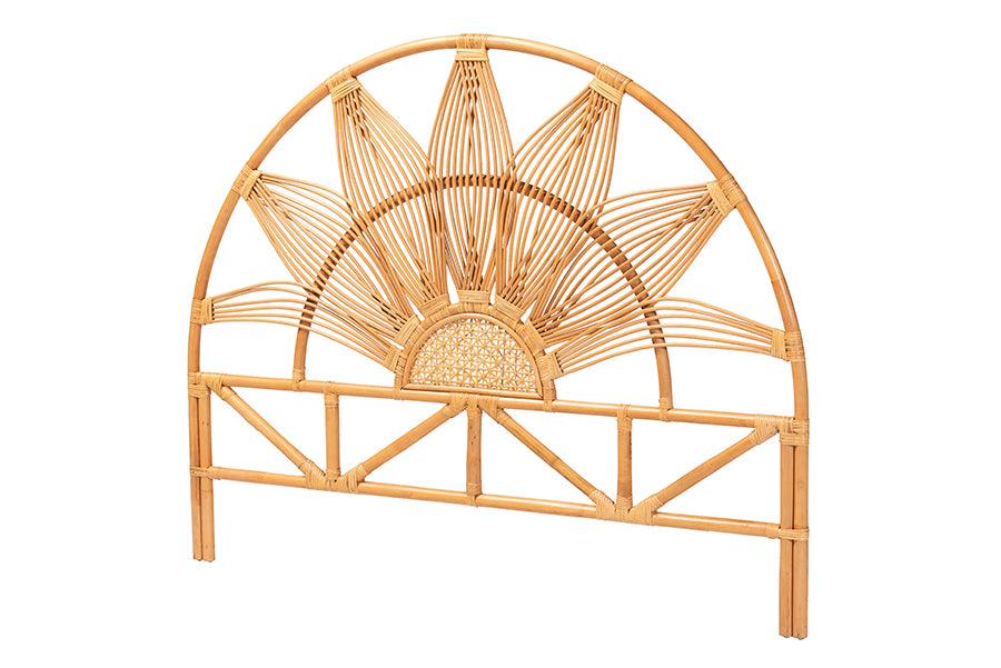 Bali & Pari Jasmine Modern Bohemian Rattan Standalone Headboard