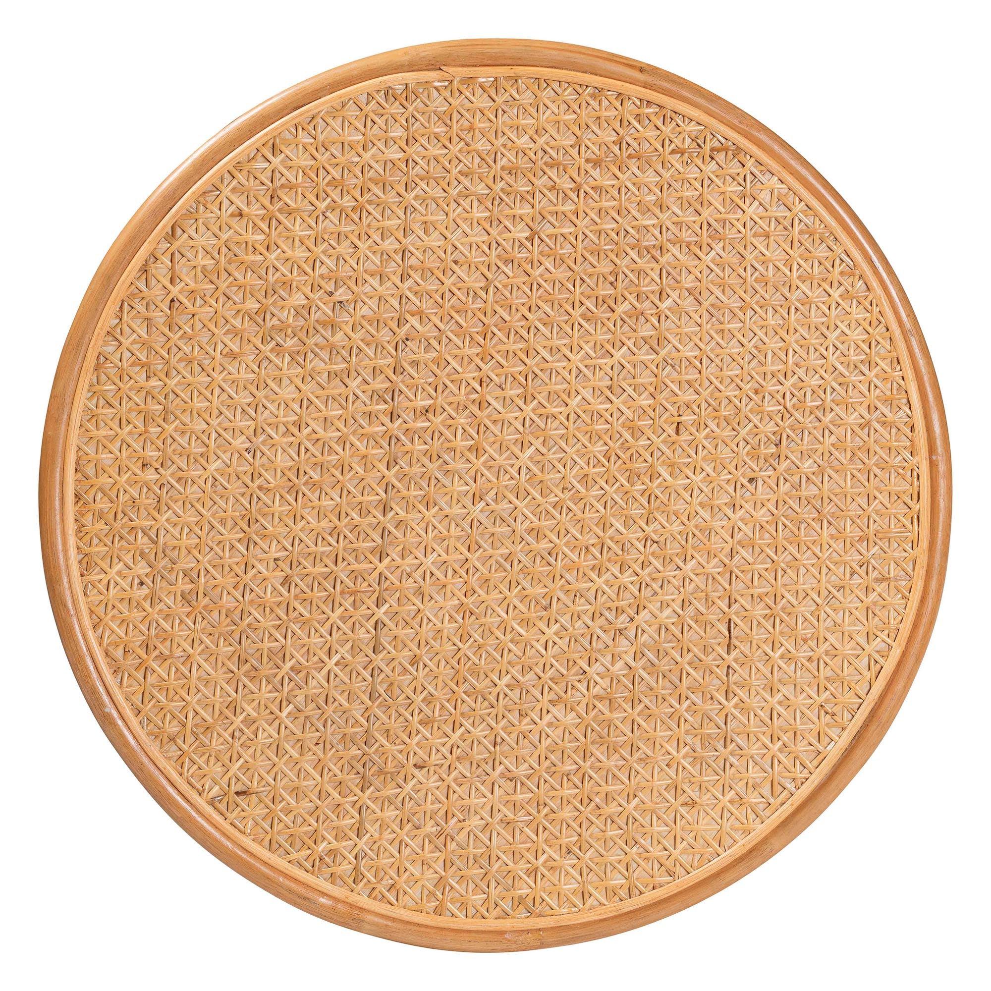Bali & Pari Eldon Bohemian Honey Rattan Coffee Table