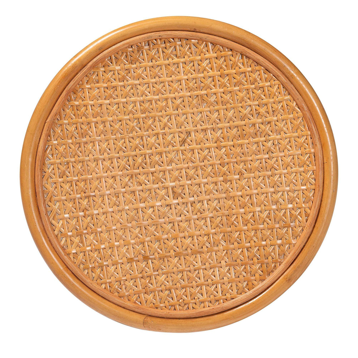 Bali & Pari Eldon Bohemian Honey Rattan End Table