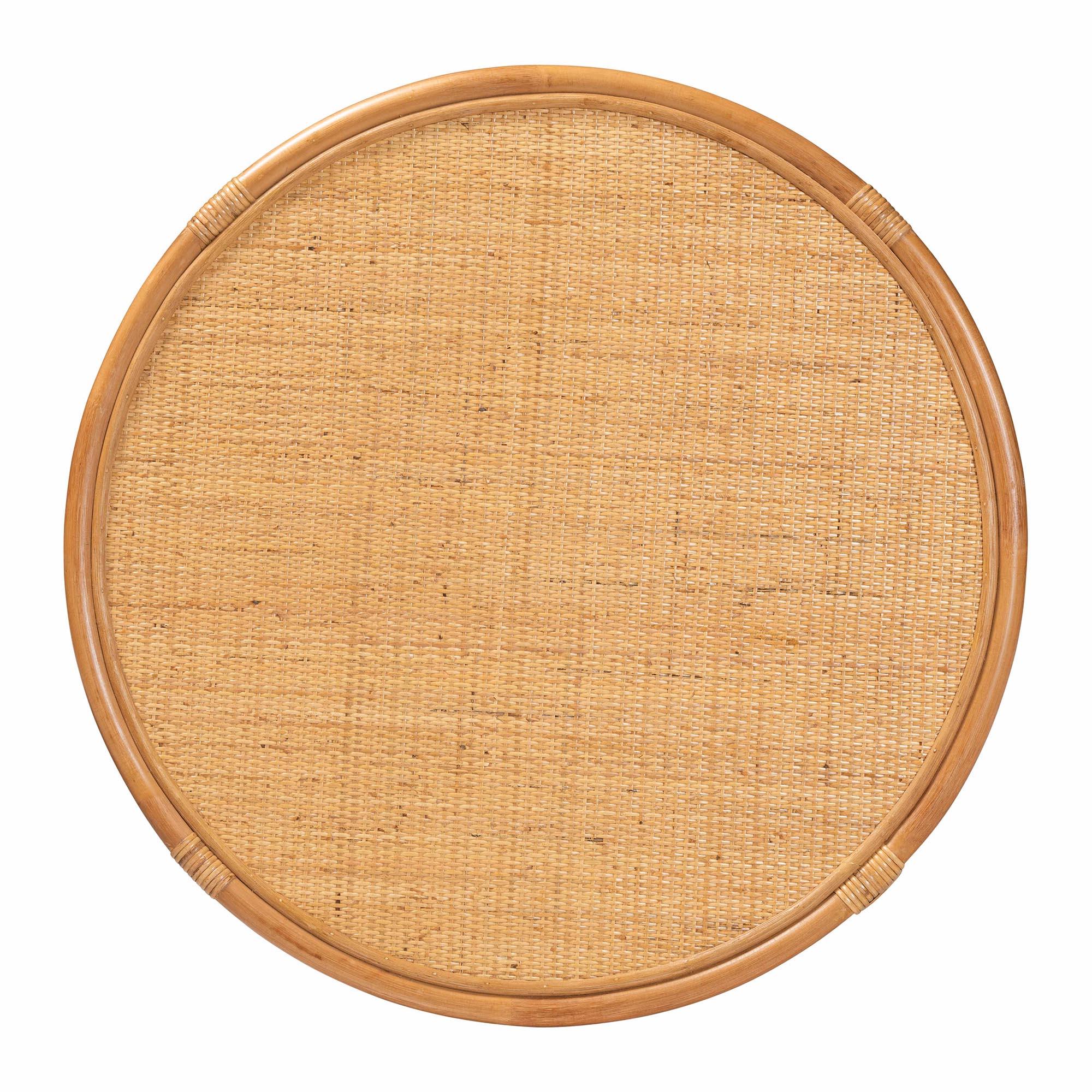 Bali & Pari Louis Modern Bohemian Rattan Coffee Table