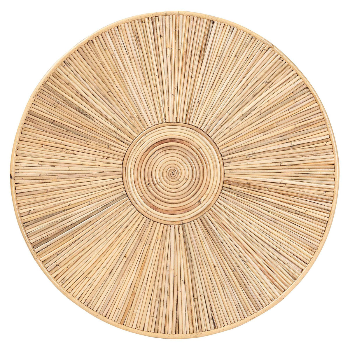 Bali & Pari Miami Bohemian Light Honey Rattan Coffee Table