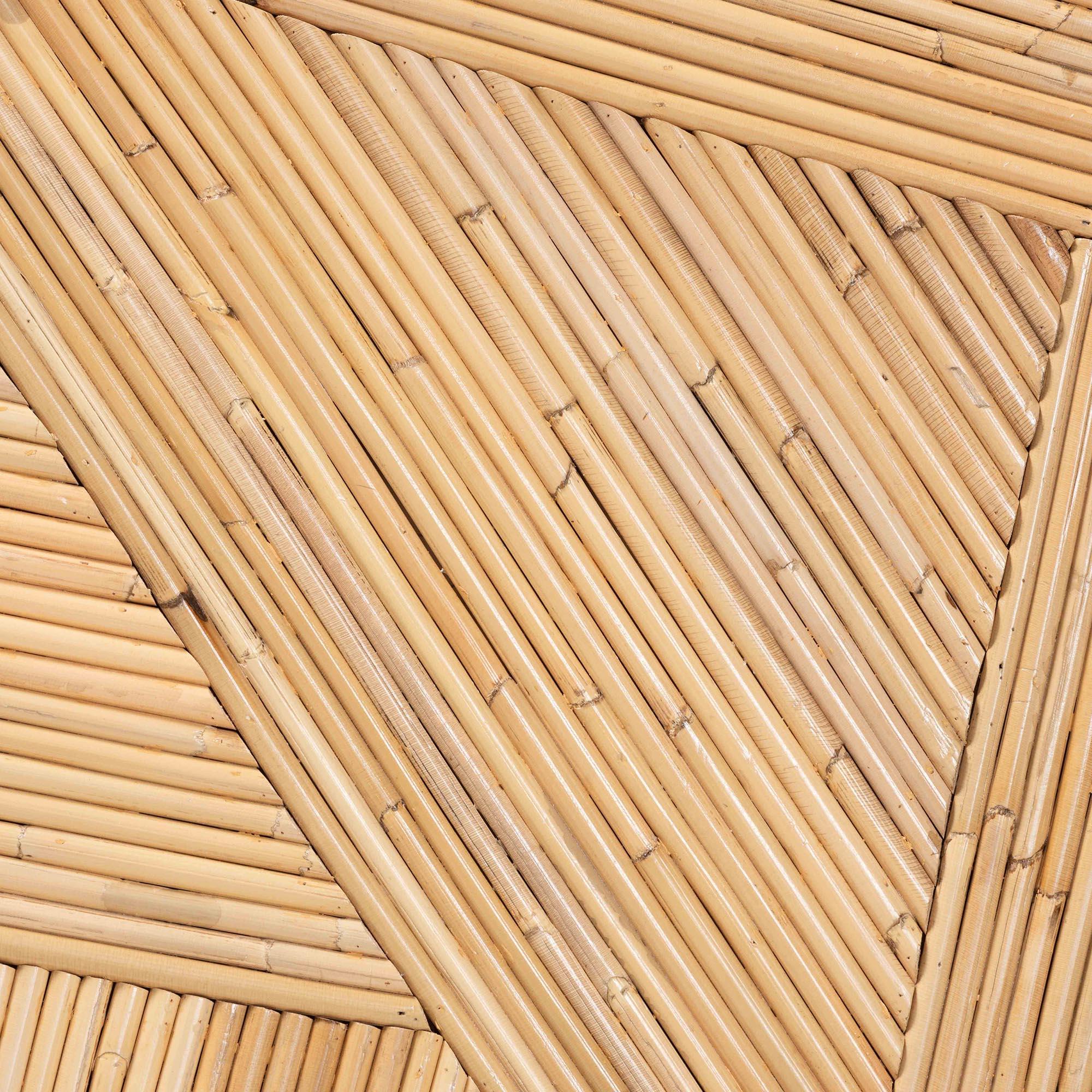 Bali & Pari Iryna Modern Bohemian Rattan End Table