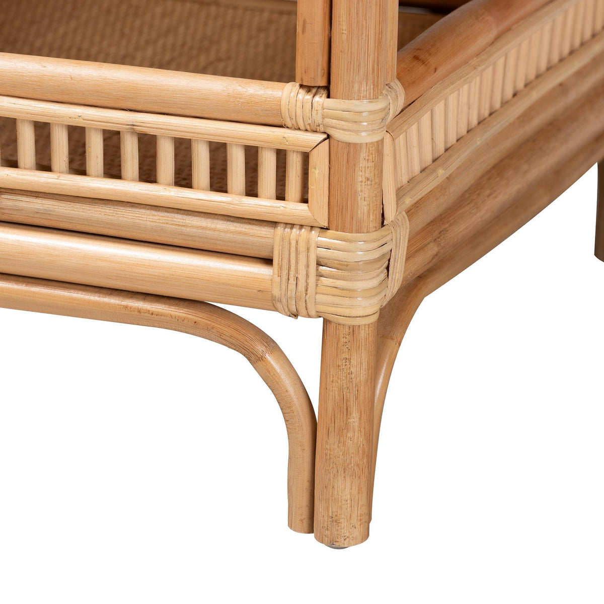 Bali & Pari Lombok Modern Bohemian Rattan Coffee Table