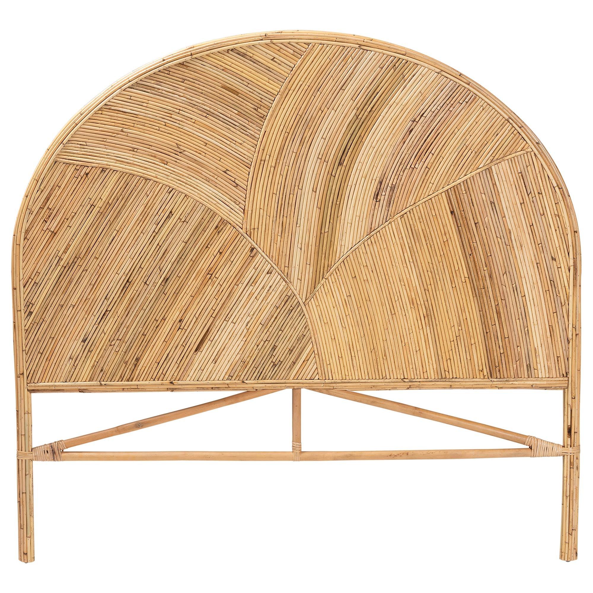 Bali & Pari Seana Bohemian Honey Rattan Standalone Headboard