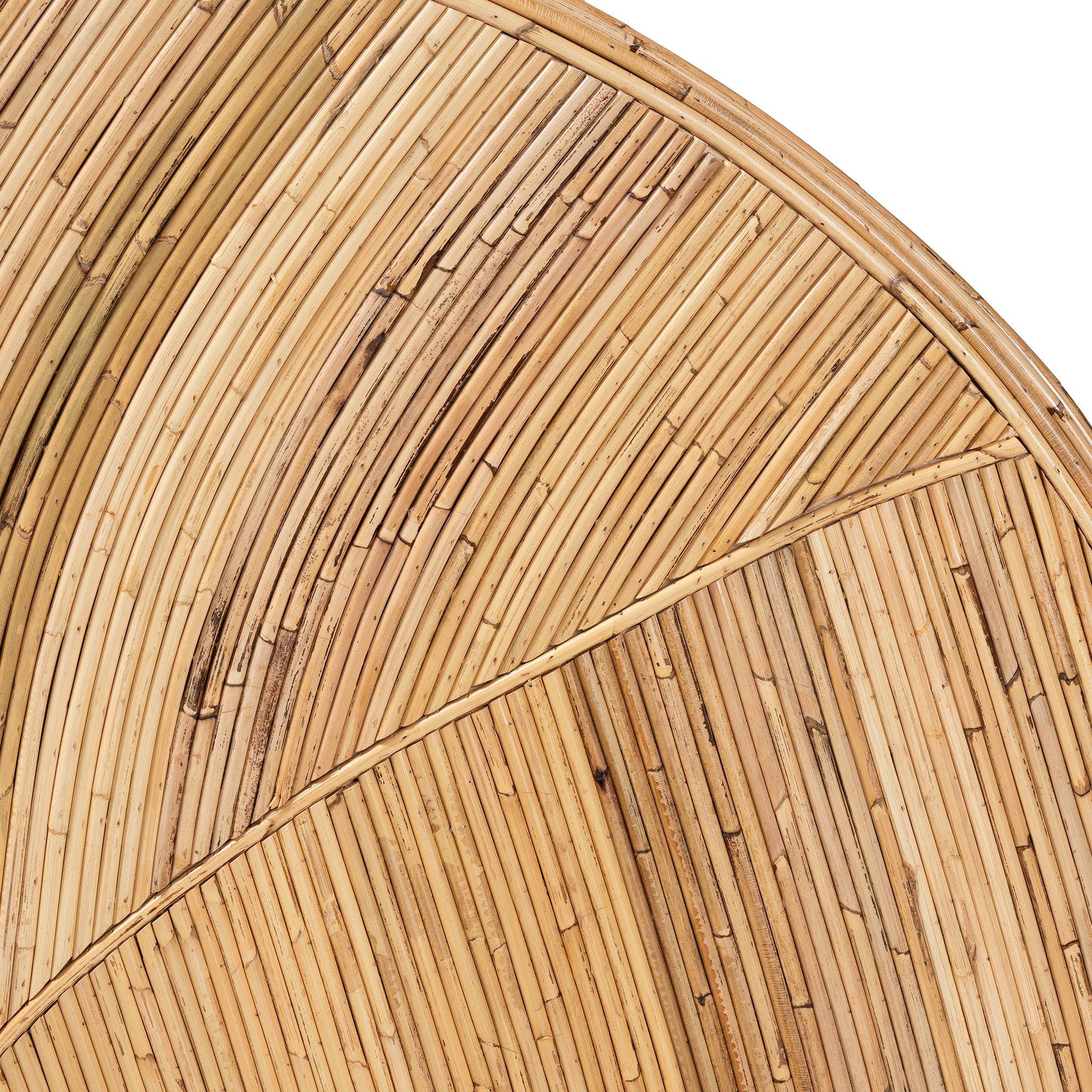 Bali & Pari Seana Bohemian Honey Rattan Standalone Headboard