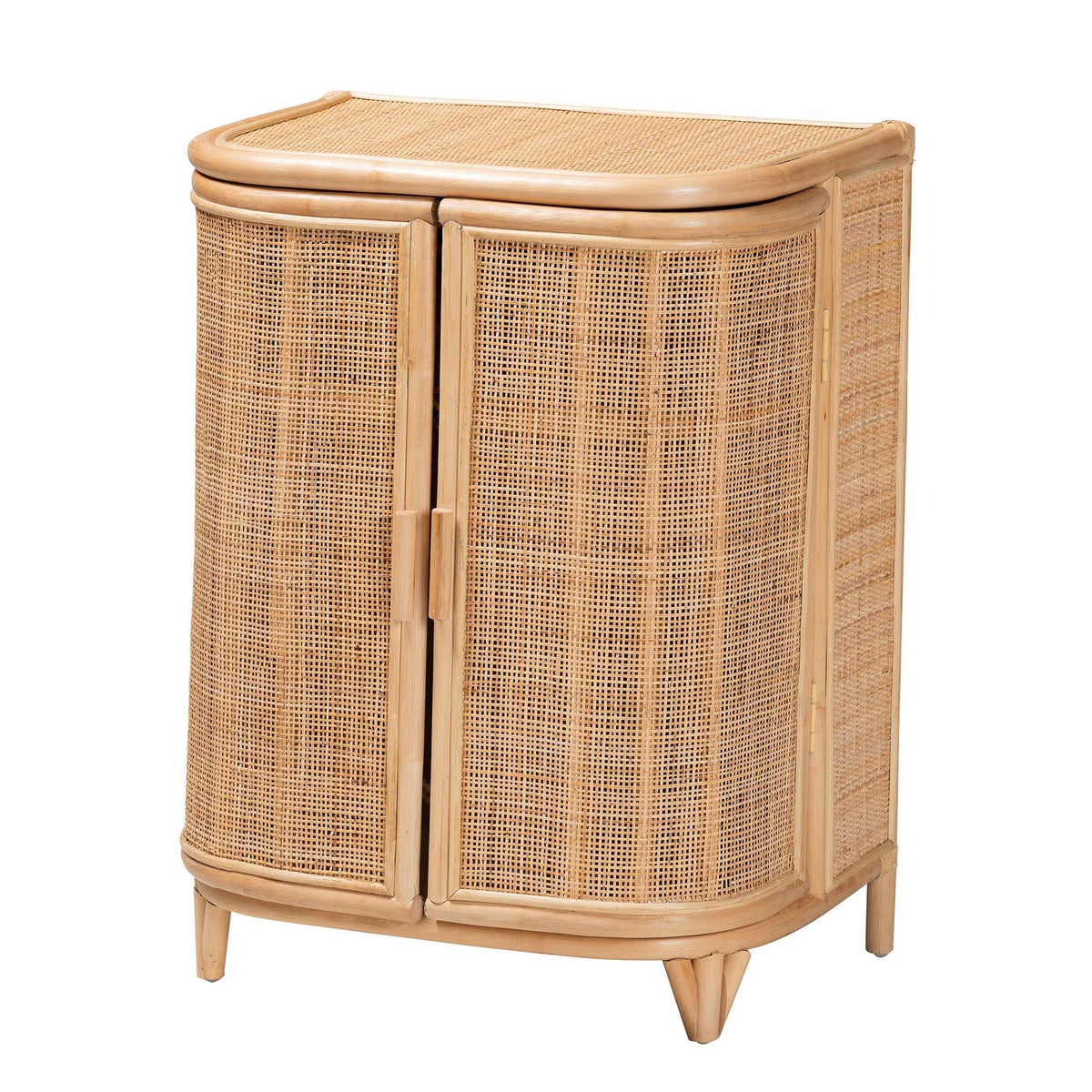 Bali & Pari Yanka Bohemian Rattan Storage Cabinet