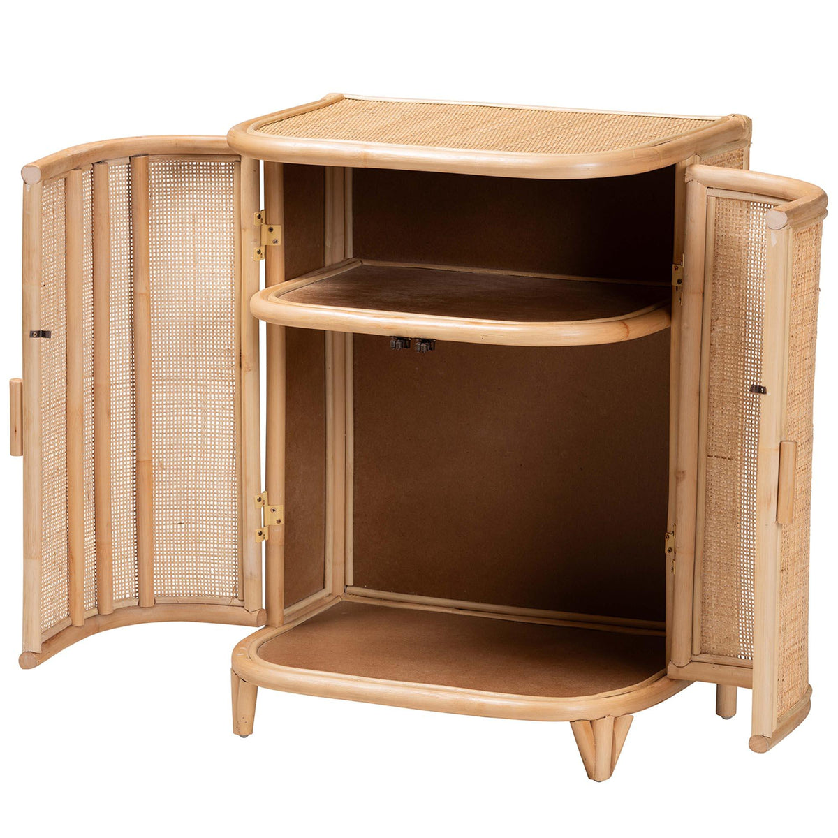 Bali & Pari Yanka Bohemian Rattan Storage Cabinet